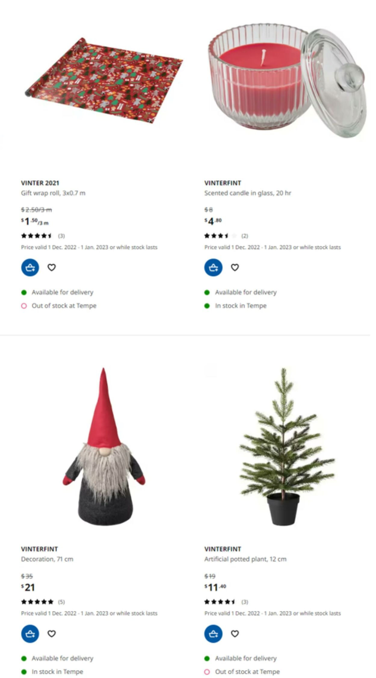 Catalogue IKEA 21.12.2022 - 30.12.2022