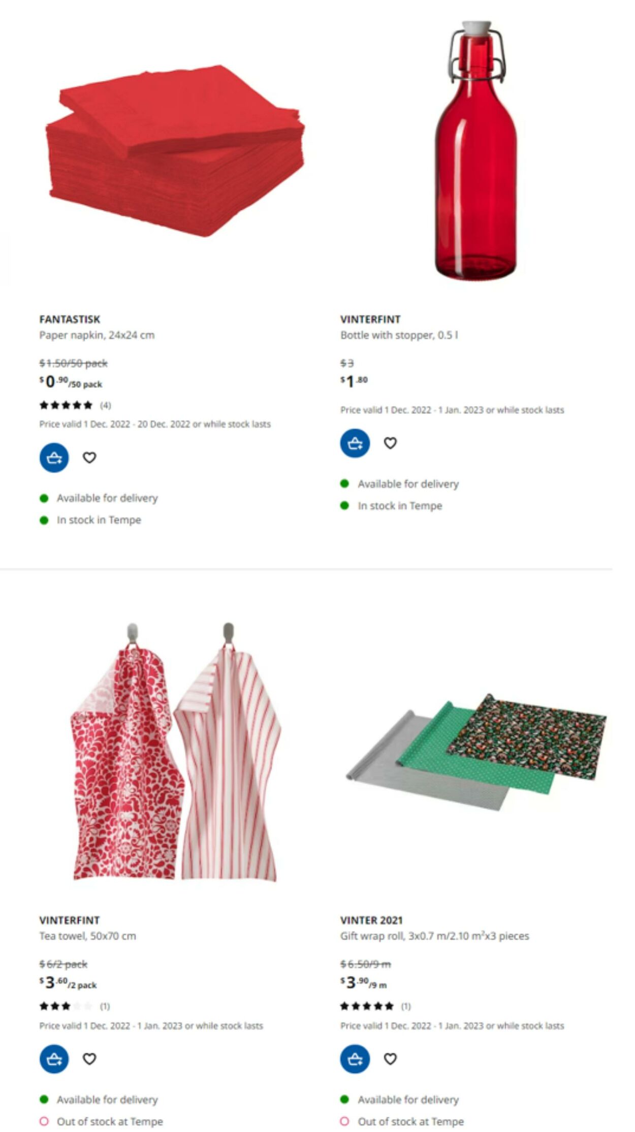 Catalogue IKEA 21.12.2022 - 30.12.2022