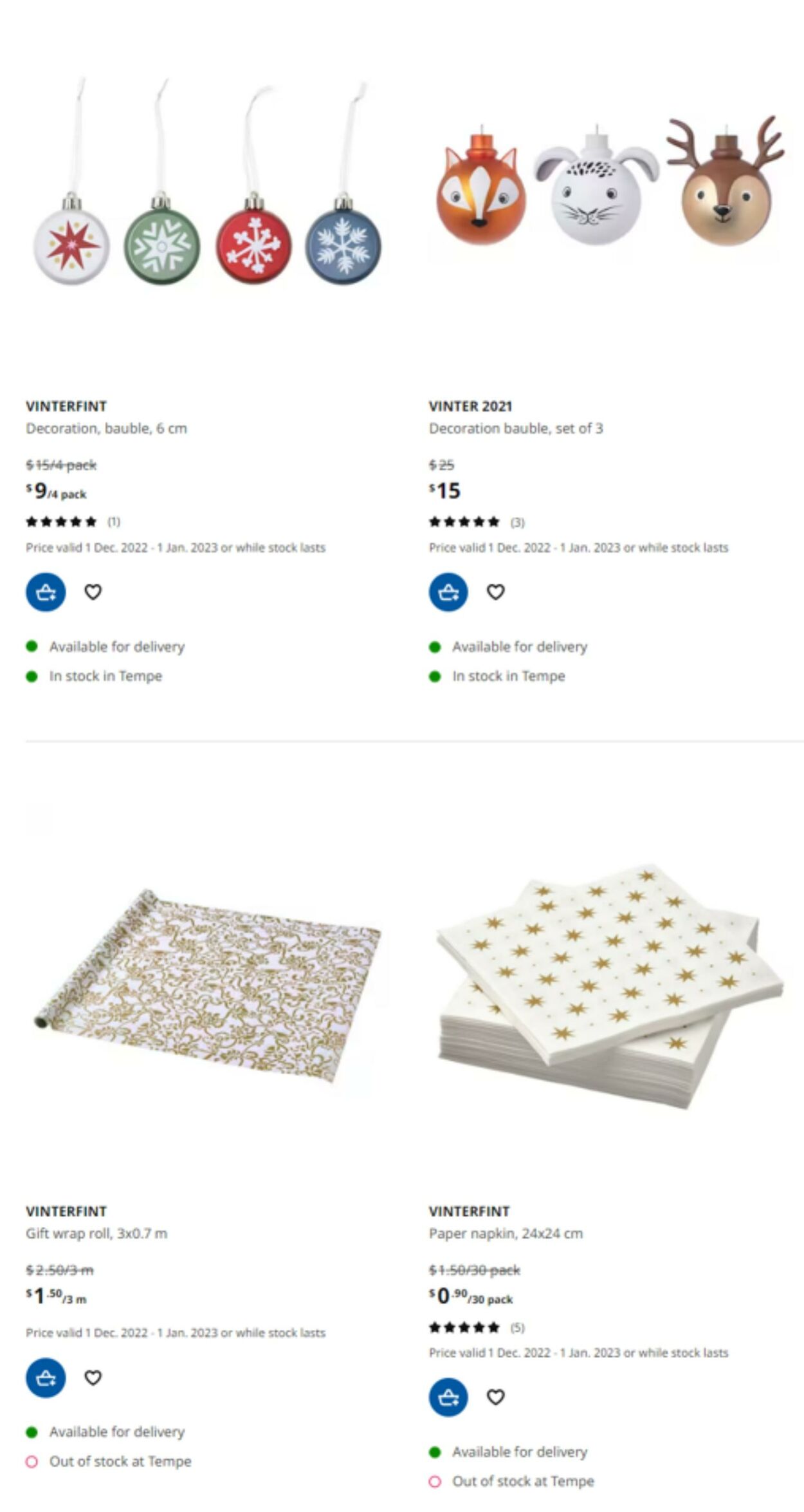 Catalogue IKEA 21.12.2022 - 30.12.2022