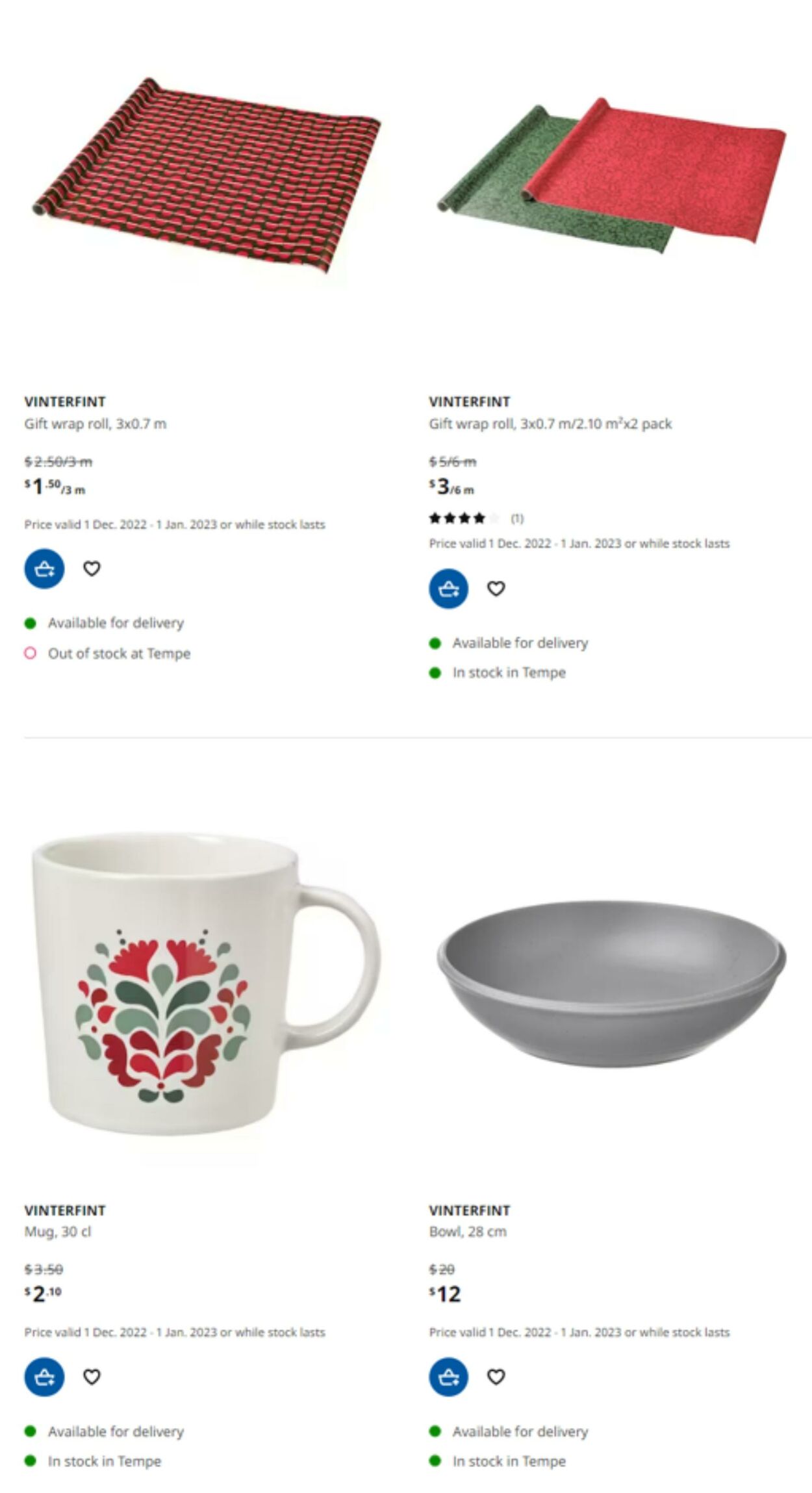 Catalogue IKEA 21.12.2022 - 30.12.2022