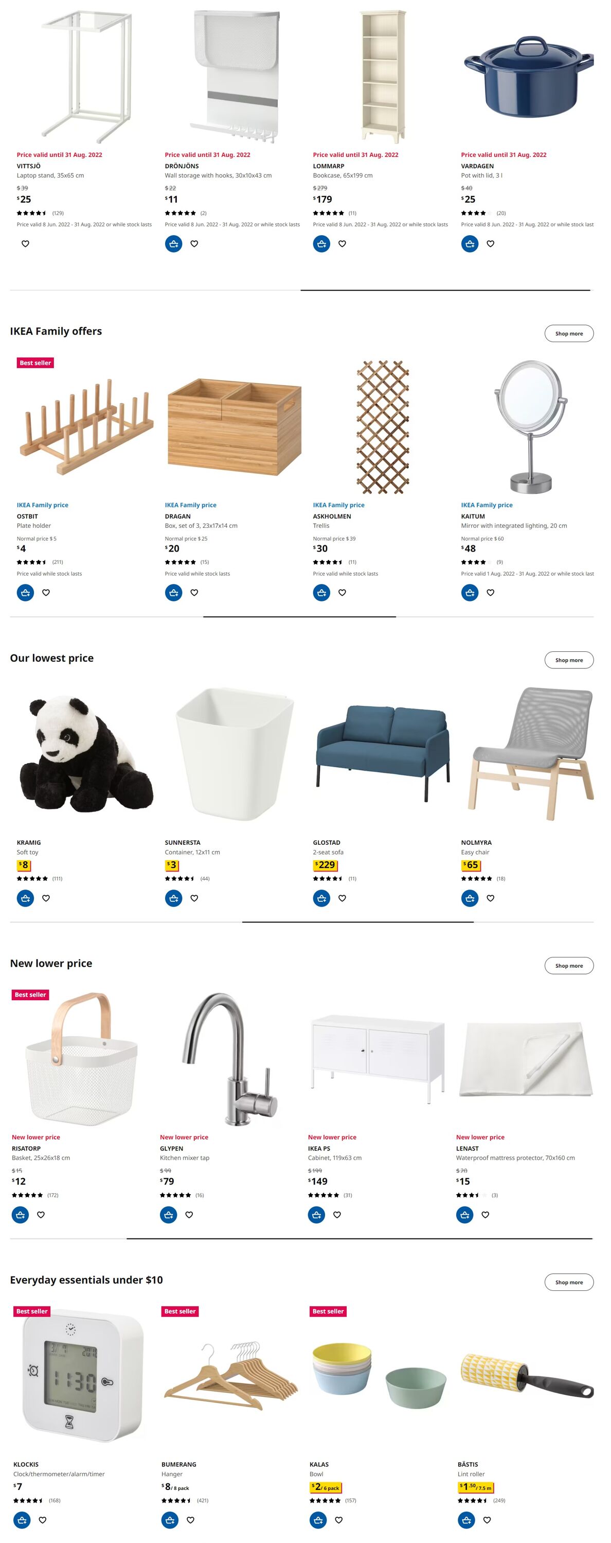 Catalogue IKEA 01.08.2022 - 14.08.2022