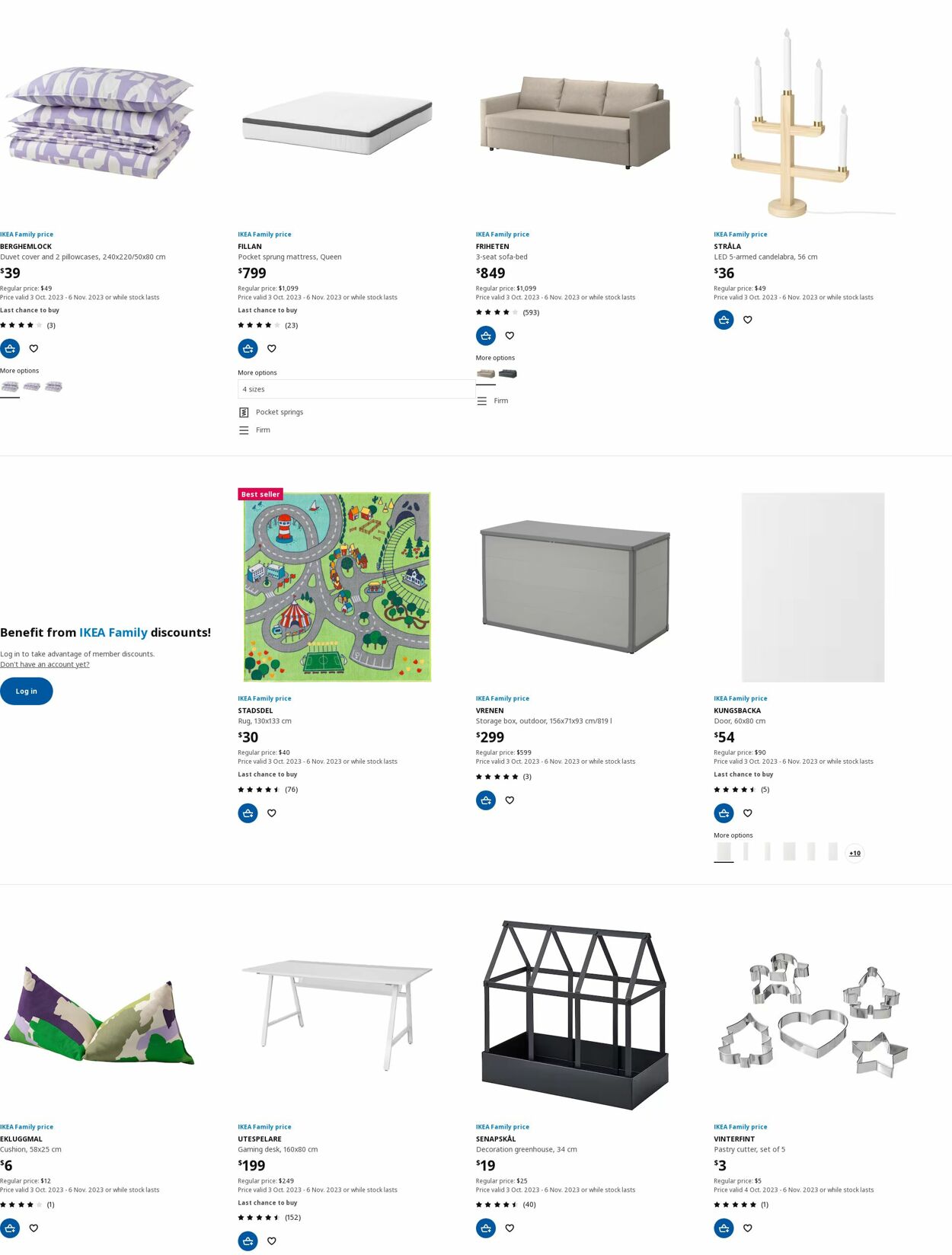 Catalogue IKEA 16.10.2023 - 31.10.2023