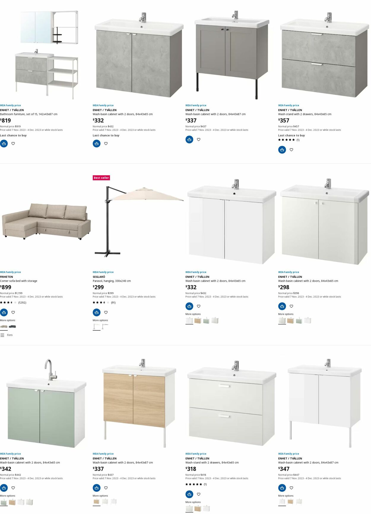 Catalogue IKEA 30.11.2023 - 14.12.2023