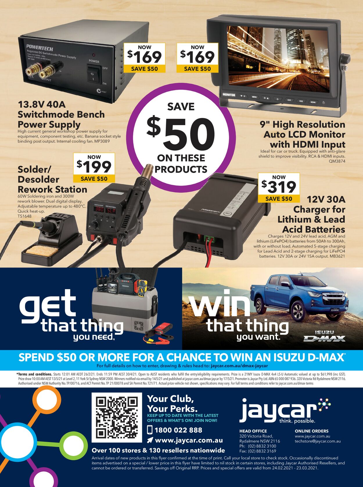 Catalogue Jaycar Electronics 24.02.2021 - 23.03.2021
