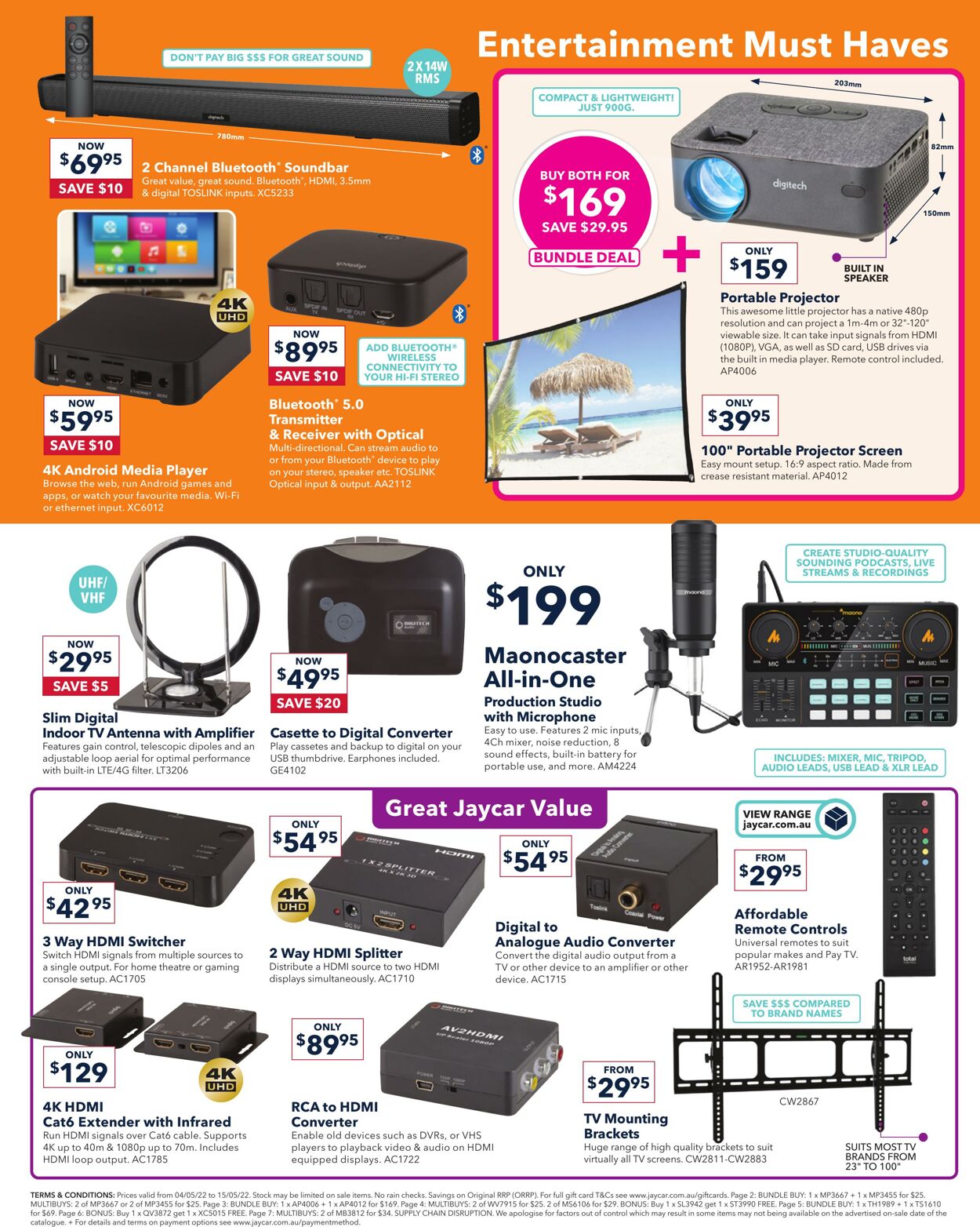 Catalogue Jaycar Electronics 04.05.2022 - 15.05.2022