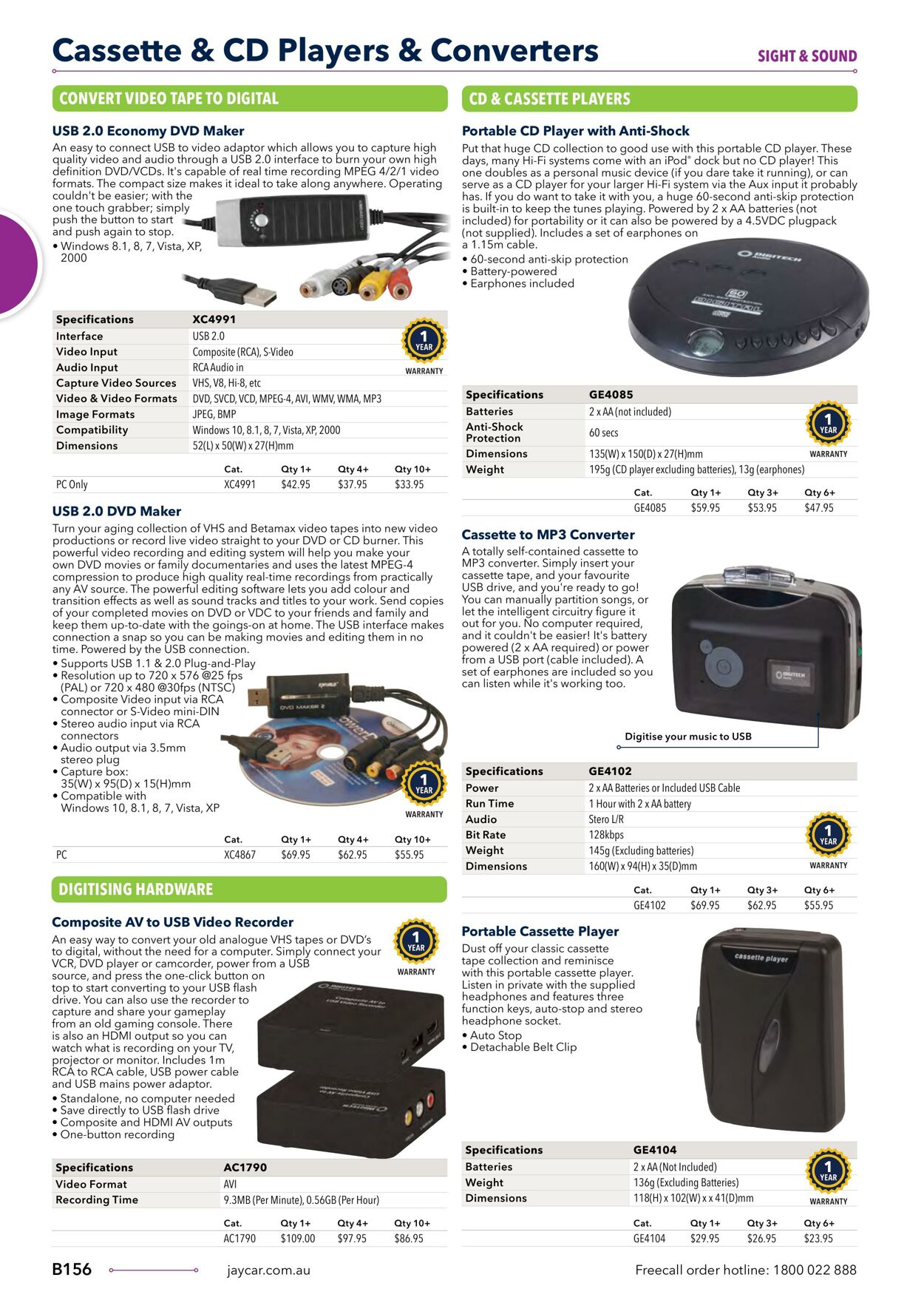 Catalogue Jaycar Electronics 09.08.2023 - 23.08.2023