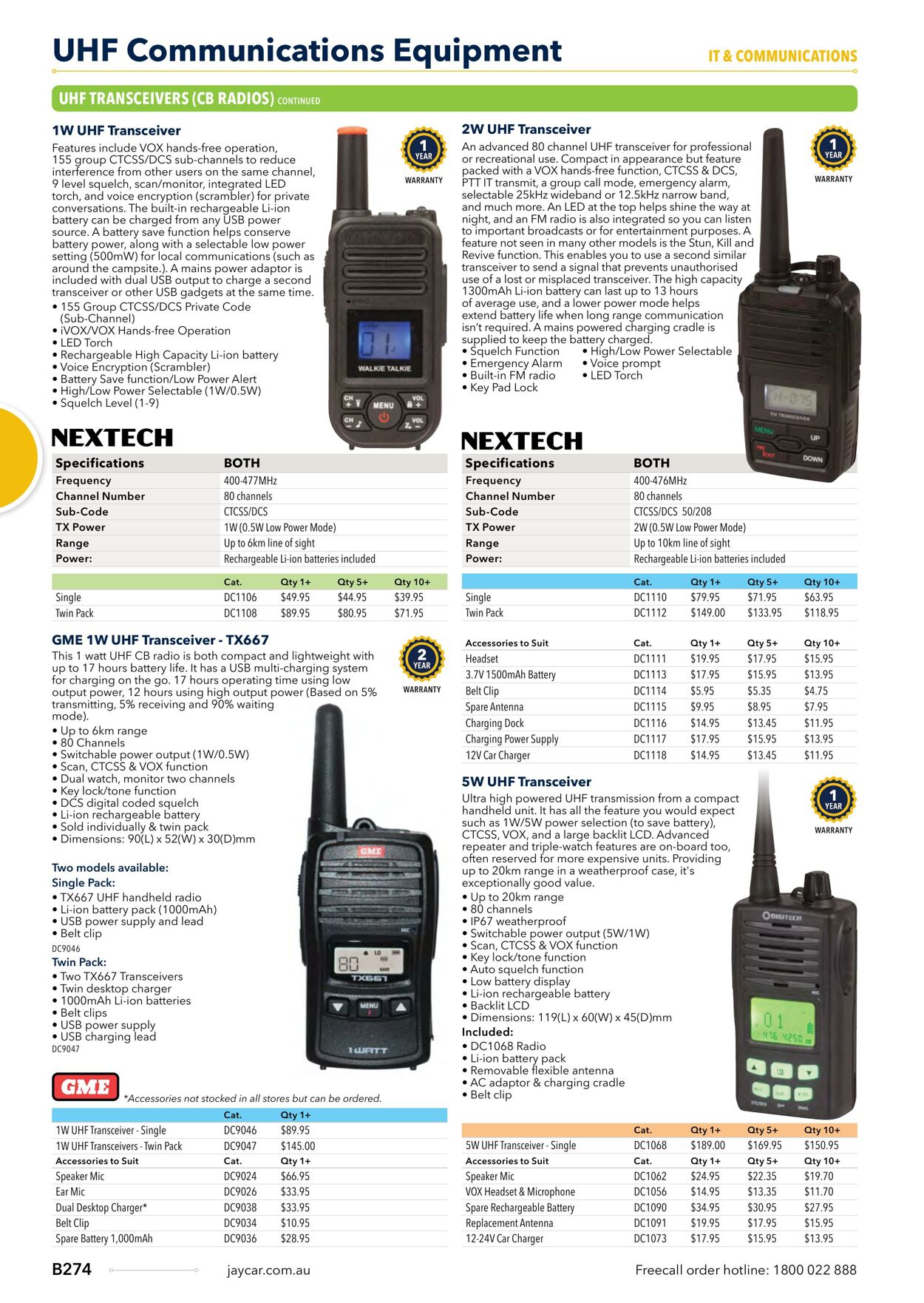 Catalogue Jaycar Electronics 09.08.2023 - 23.08.2023