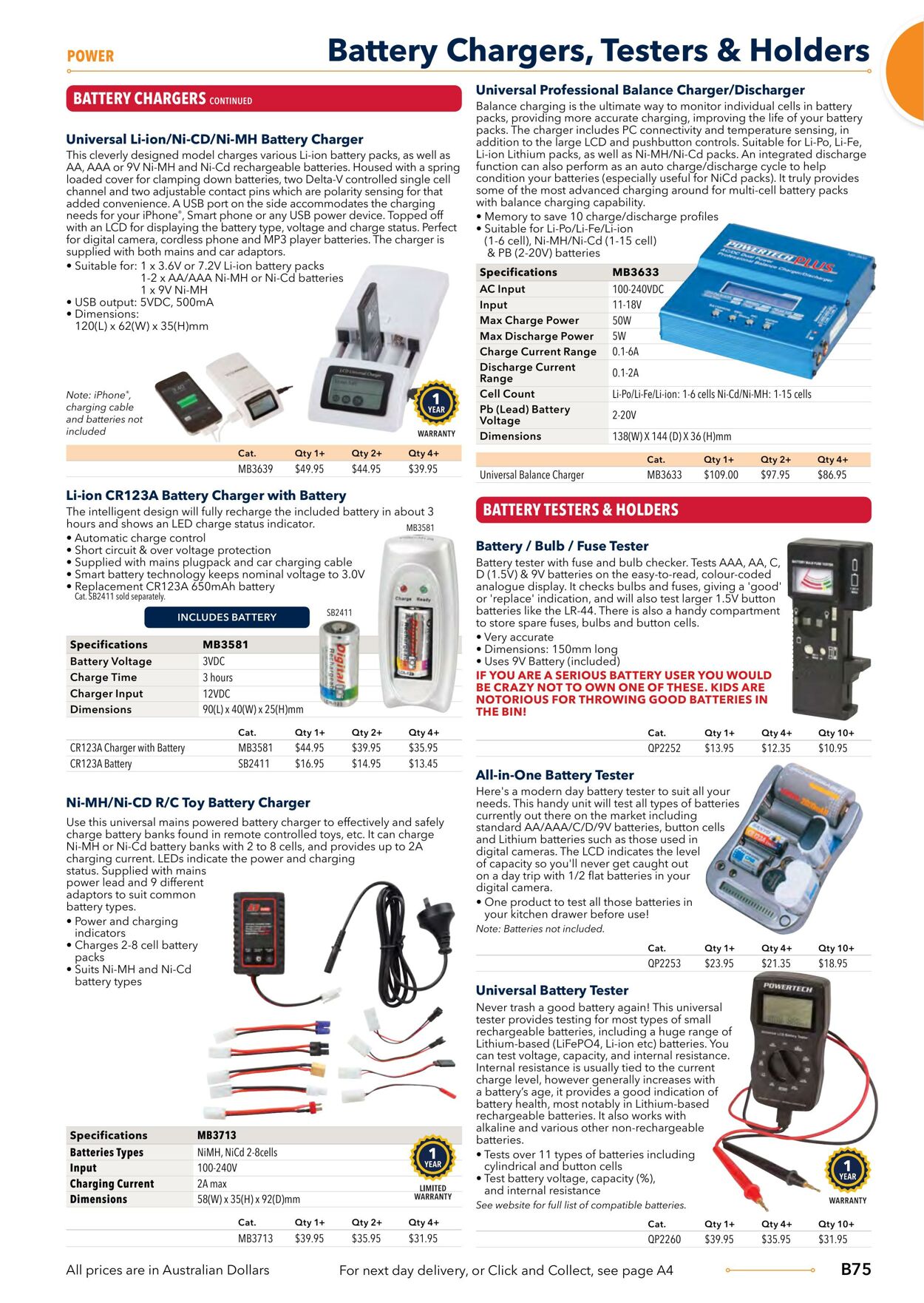 Catalogue Jaycar Electronics 09.08.2023 - 23.08.2023