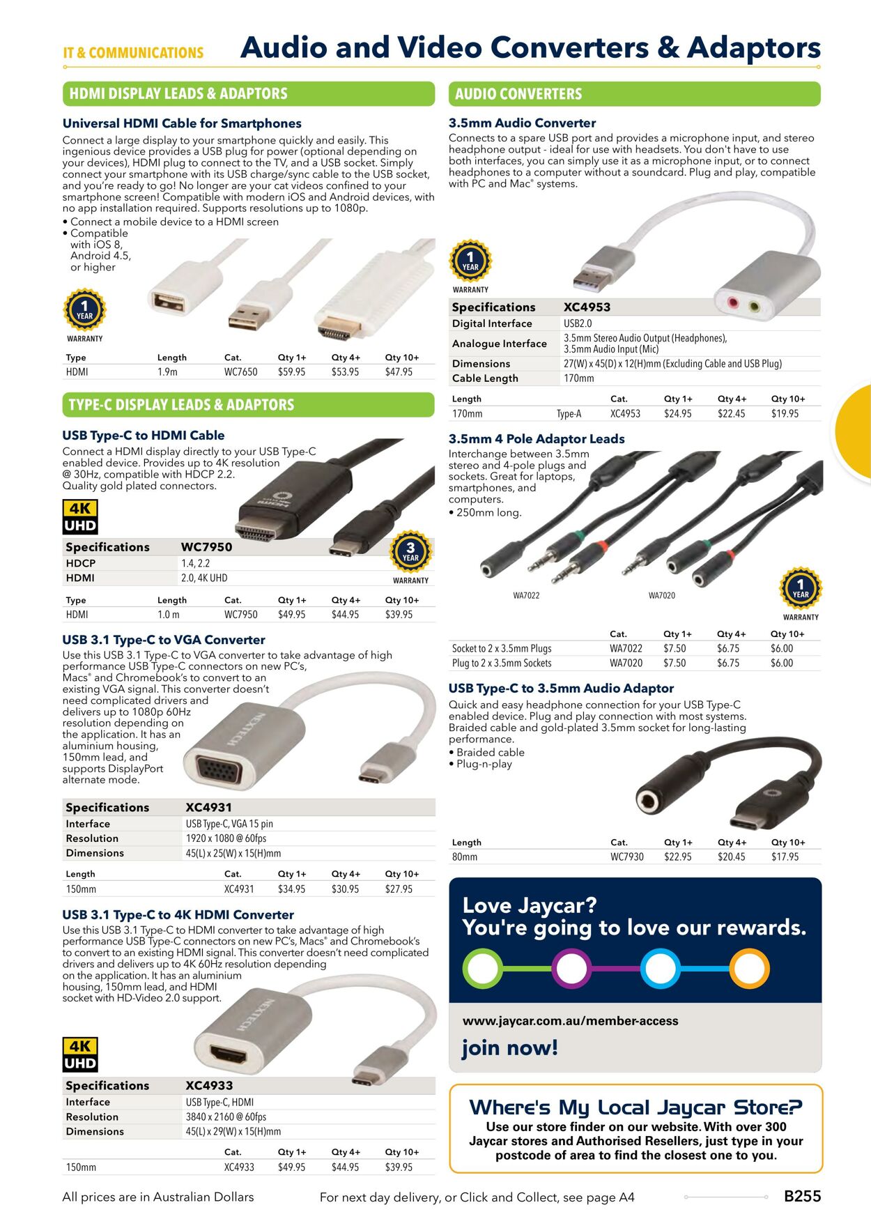 Catalogue Jaycar Electronics 09.08.2023 - 23.08.2023