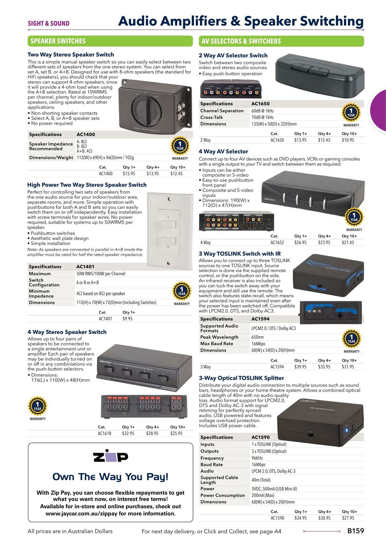 Catalogue Jaycar Electronics 09.08.2023 - 23.08.2023