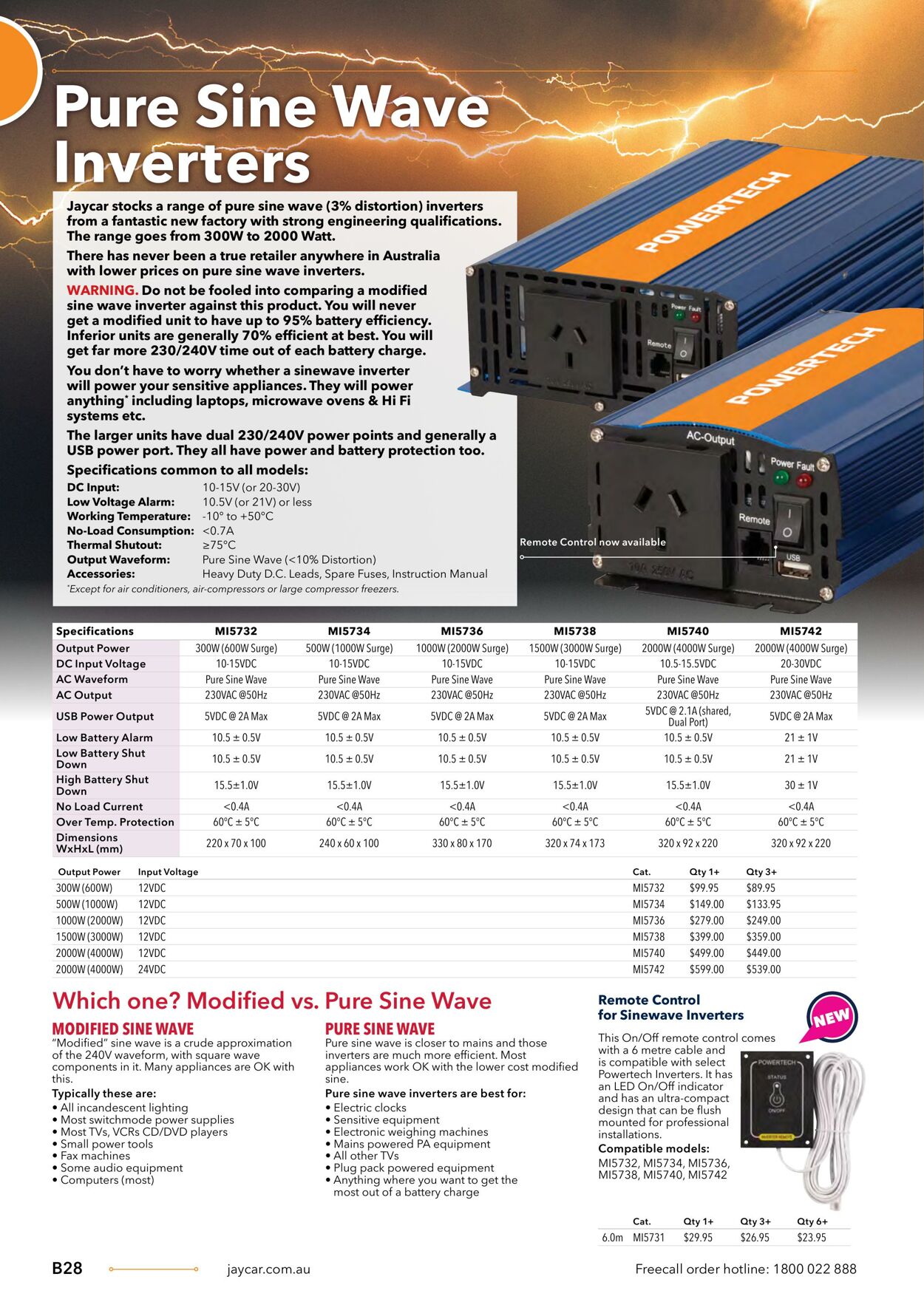 Catalogue Jaycar Electronics 09.08.2023 - 23.08.2023