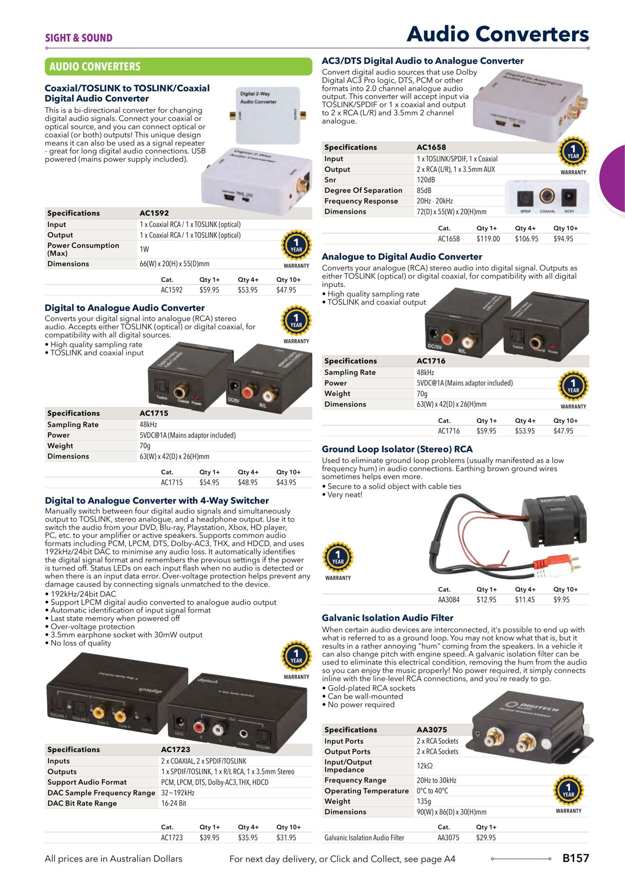 Catalogue Jaycar Electronics 09.08.2023 - 23.08.2023