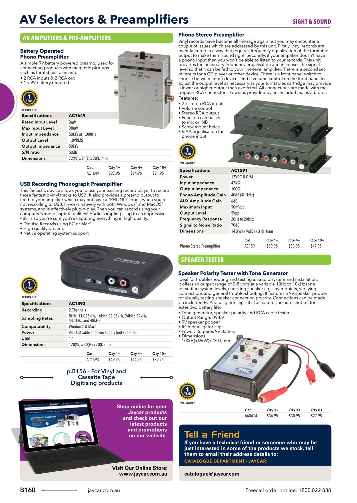 Catalogue Jaycar Electronics 09.08.2023 - 23.08.2023