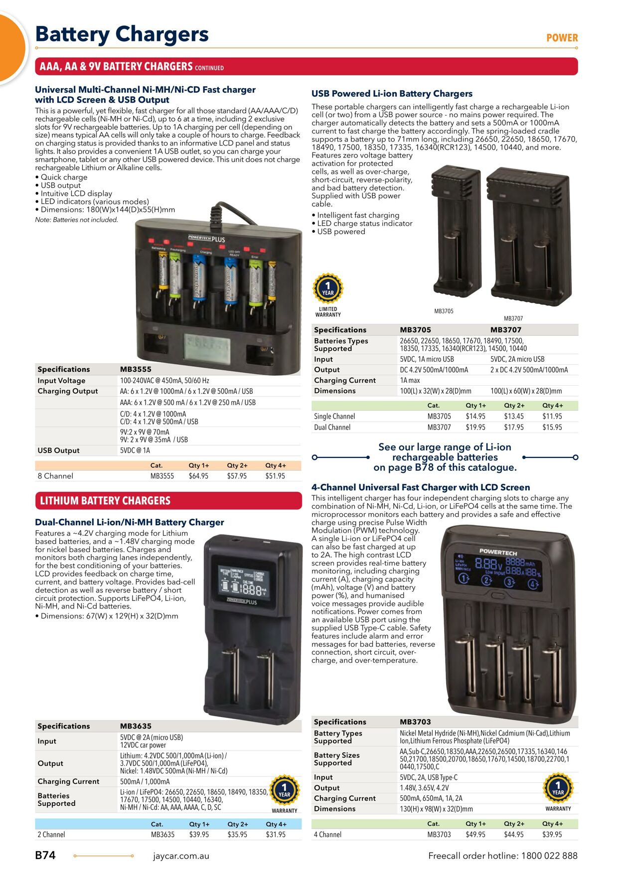 Catalogue Jaycar Electronics 09.08.2023 - 23.08.2023
