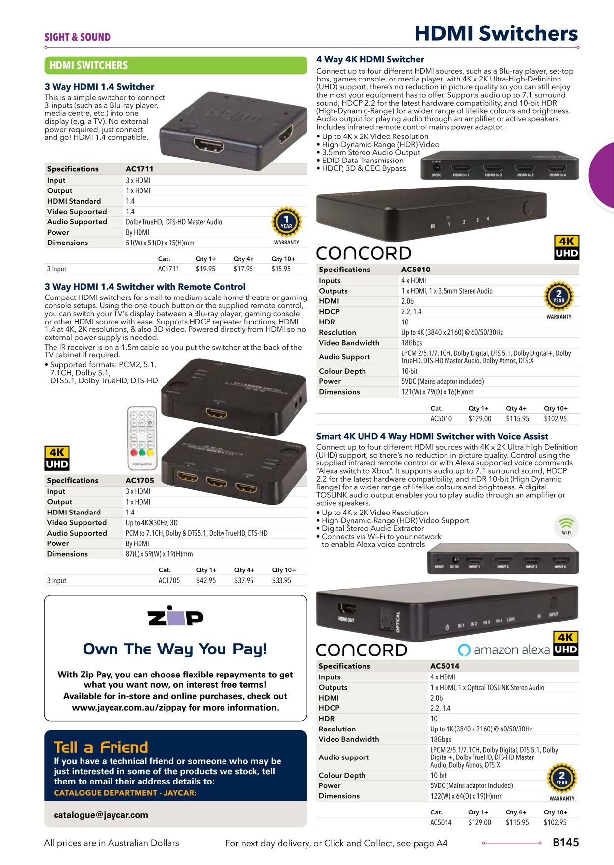 Catalogue Jaycar Electronics 09.08.2023 - 23.08.2023
