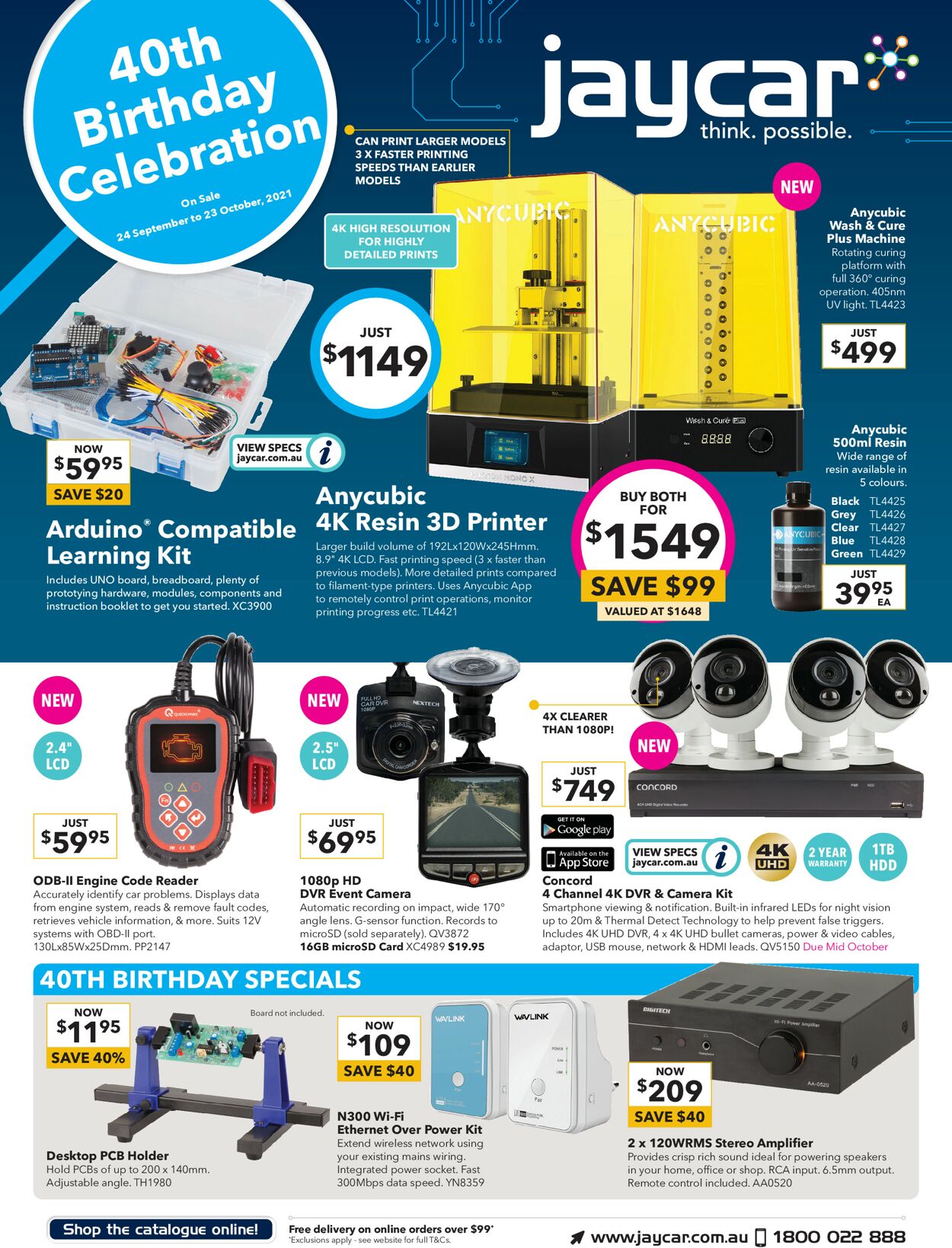 Catalogue Jaycar Electronics 23.09.2021-24.10.2021