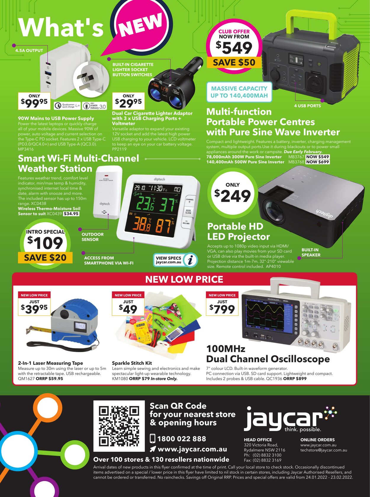 Catalogue Jaycar Electronics 24.01.2022 - 23.02.2022