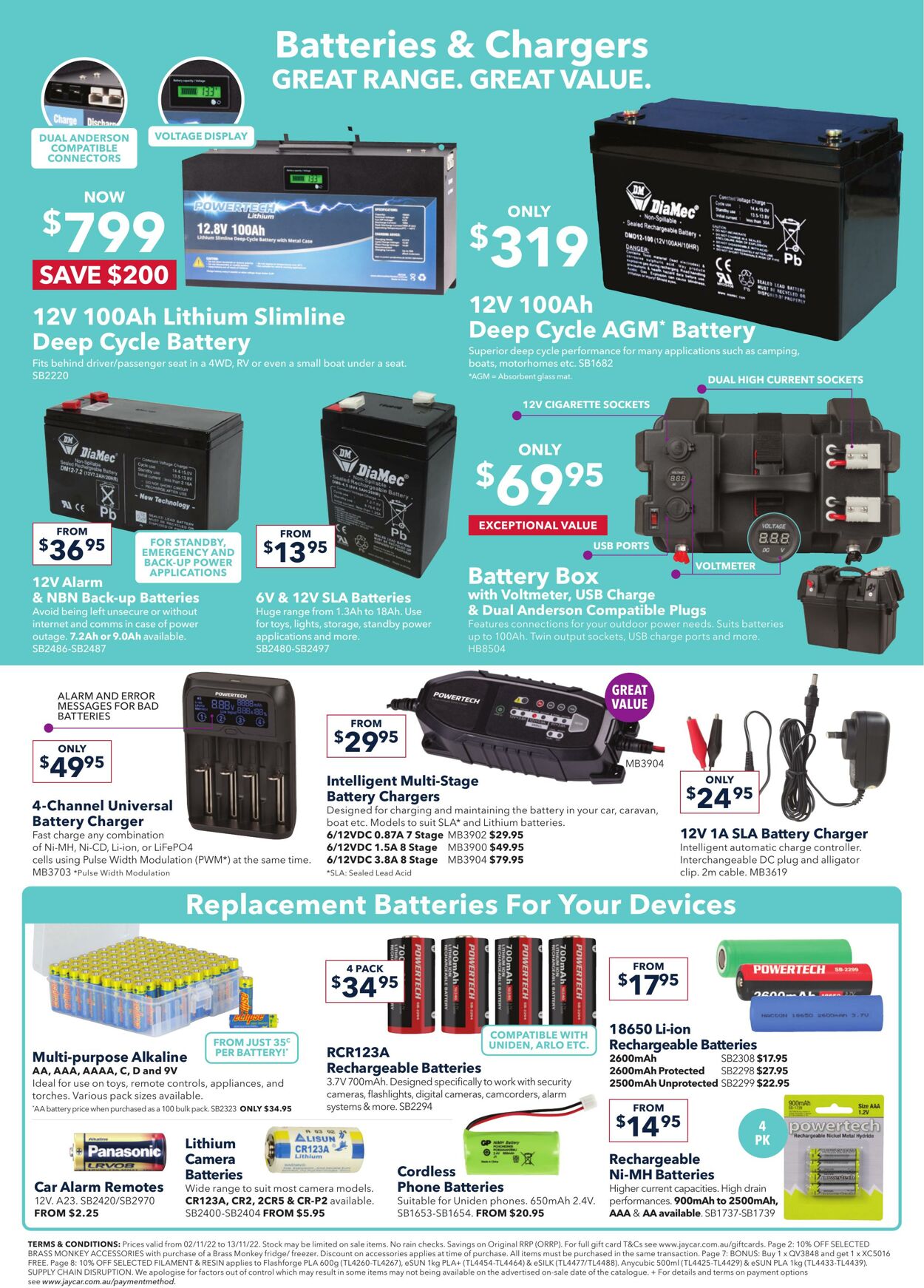 Catalogue Jaycar Electronics 03.11.2022 - 13.11.2022