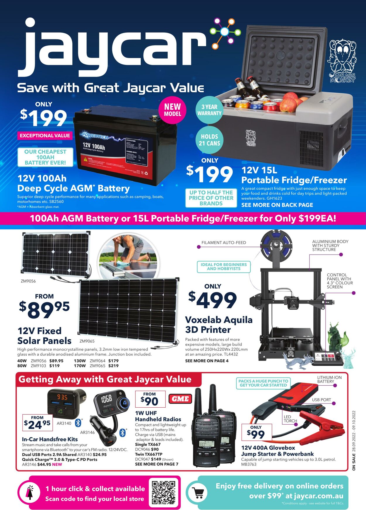 Catalogue Jaycar Electronics 29.09.2022 - 09.10.2022