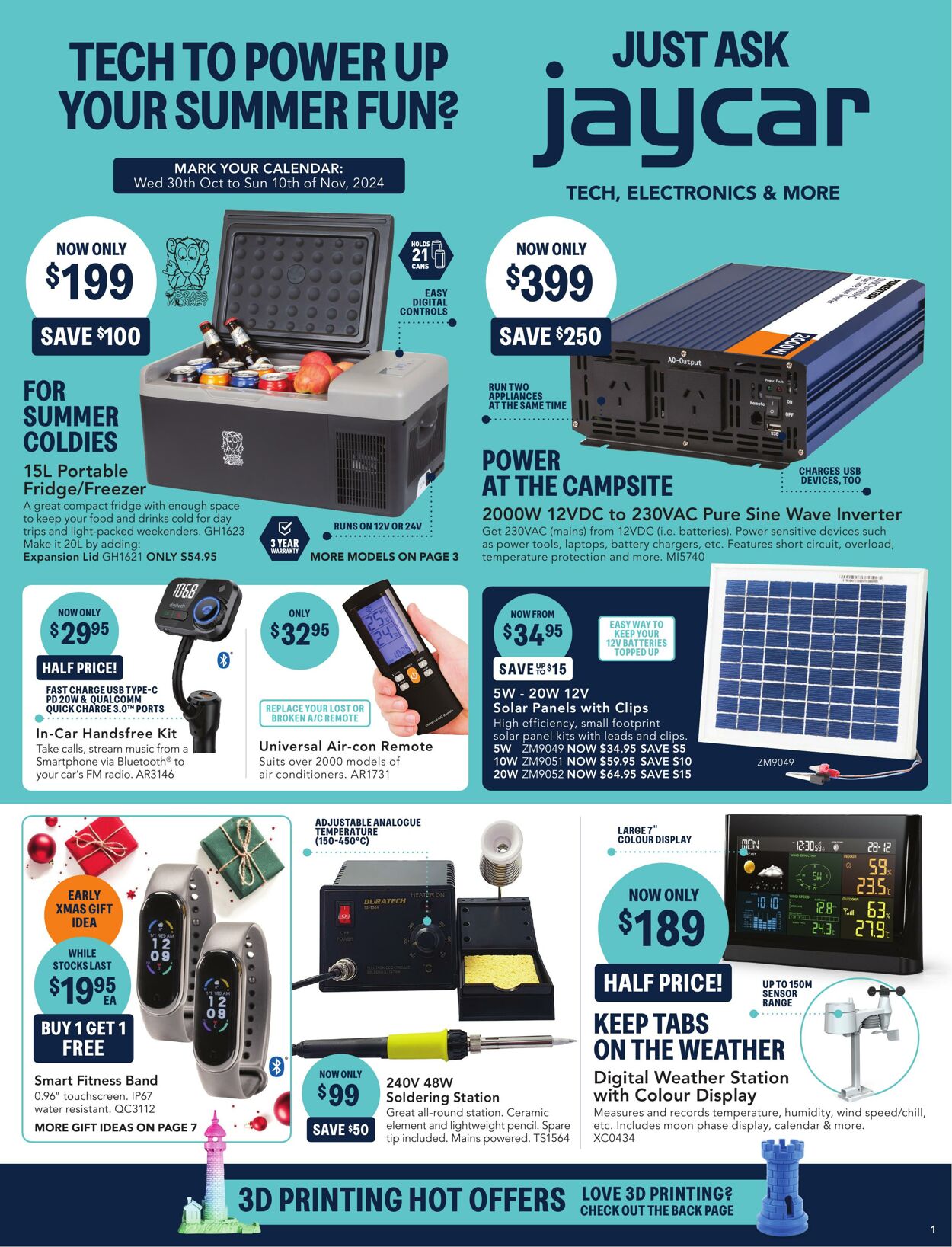 Jaycar Electronics Promotional catalogues