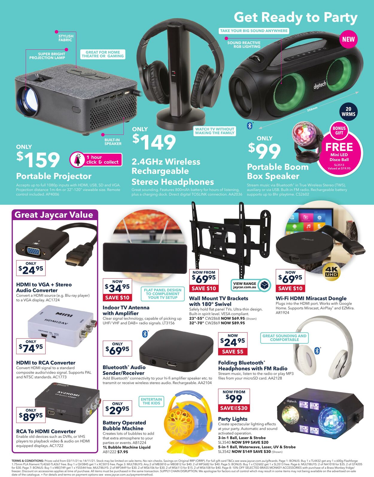 Catalogue Jaycar Electronics 03.11.2021 - 14.11.2021