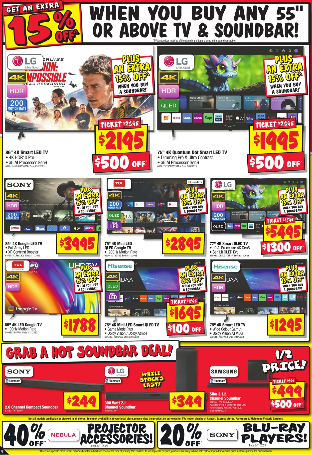 Catalogue JB Hi-Fi 02.11.2023 - 06.11.2023