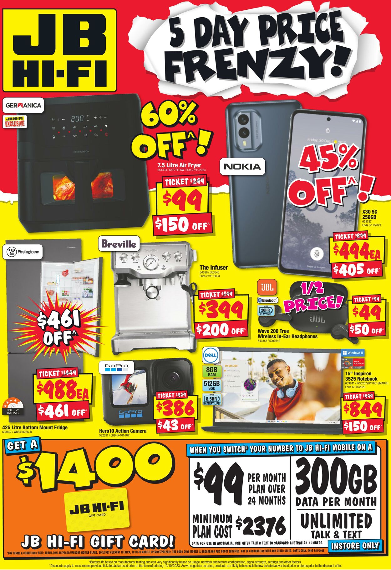Catalogue JB Hi-Fi 02.11.2023 - 06.11.2023