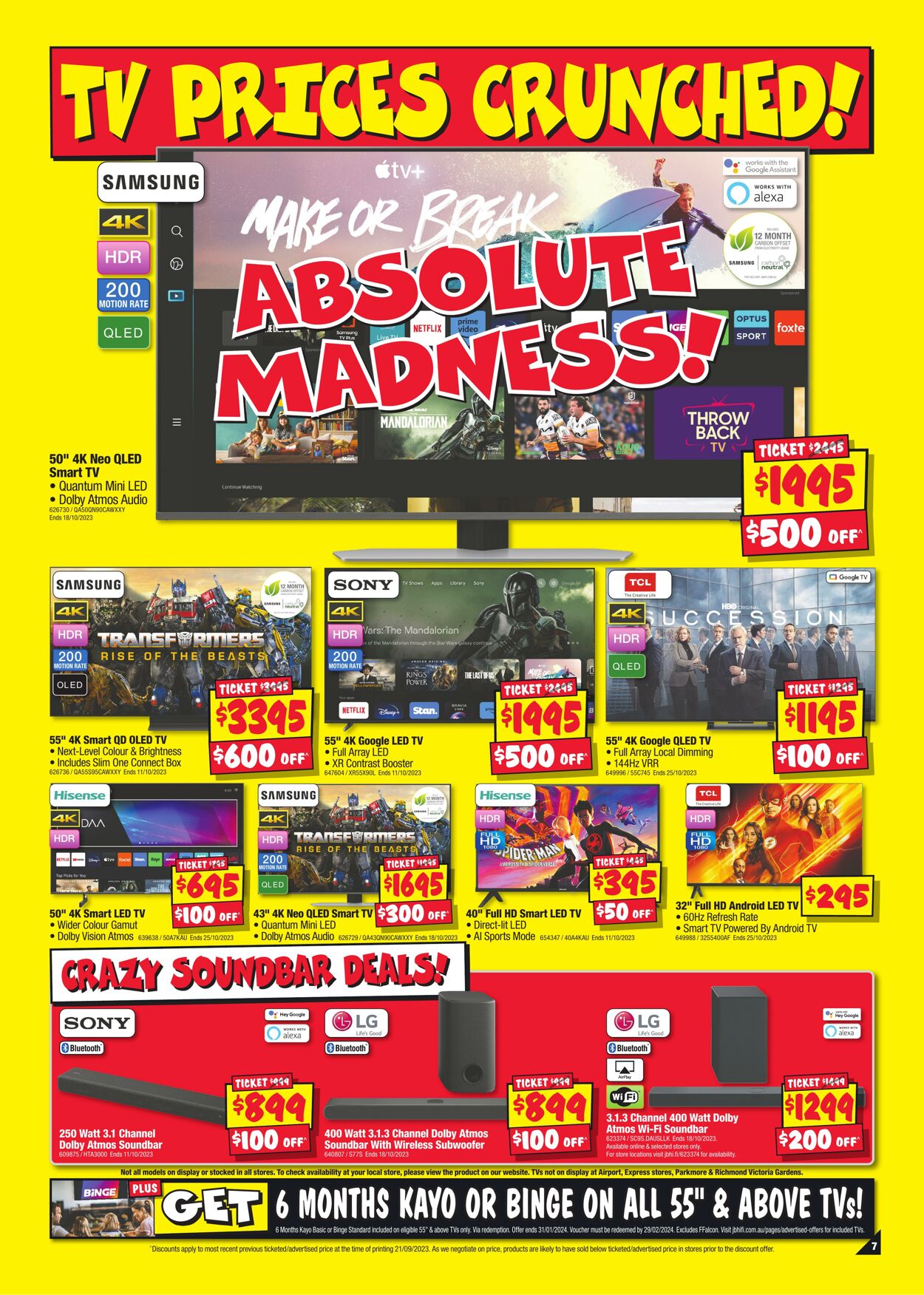 Catalogue JB Hi-Fi 05.10.2023 - 09.10.2023