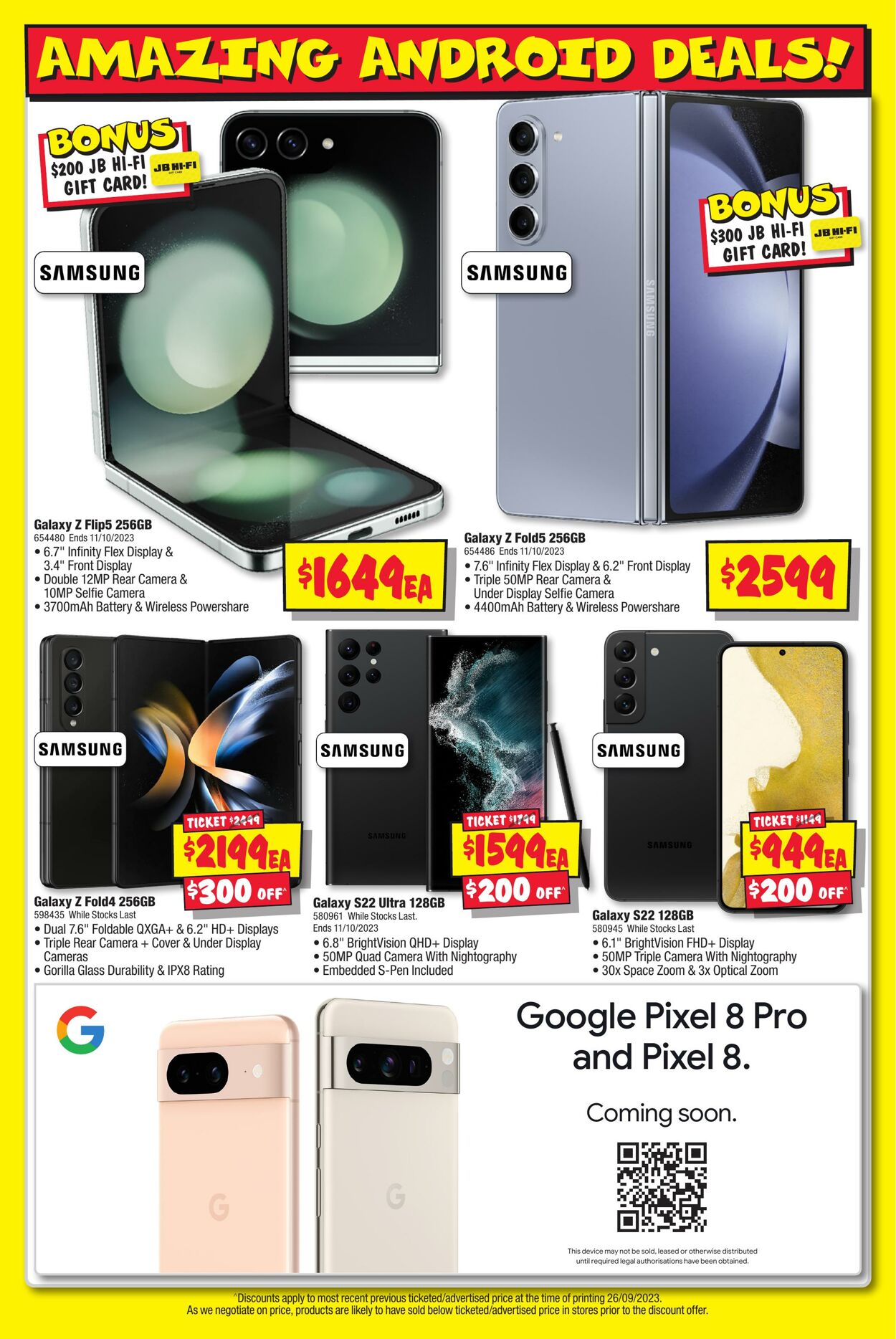 Catalogue JB Hi-Fi 28.09.2023 - 04.10.2023