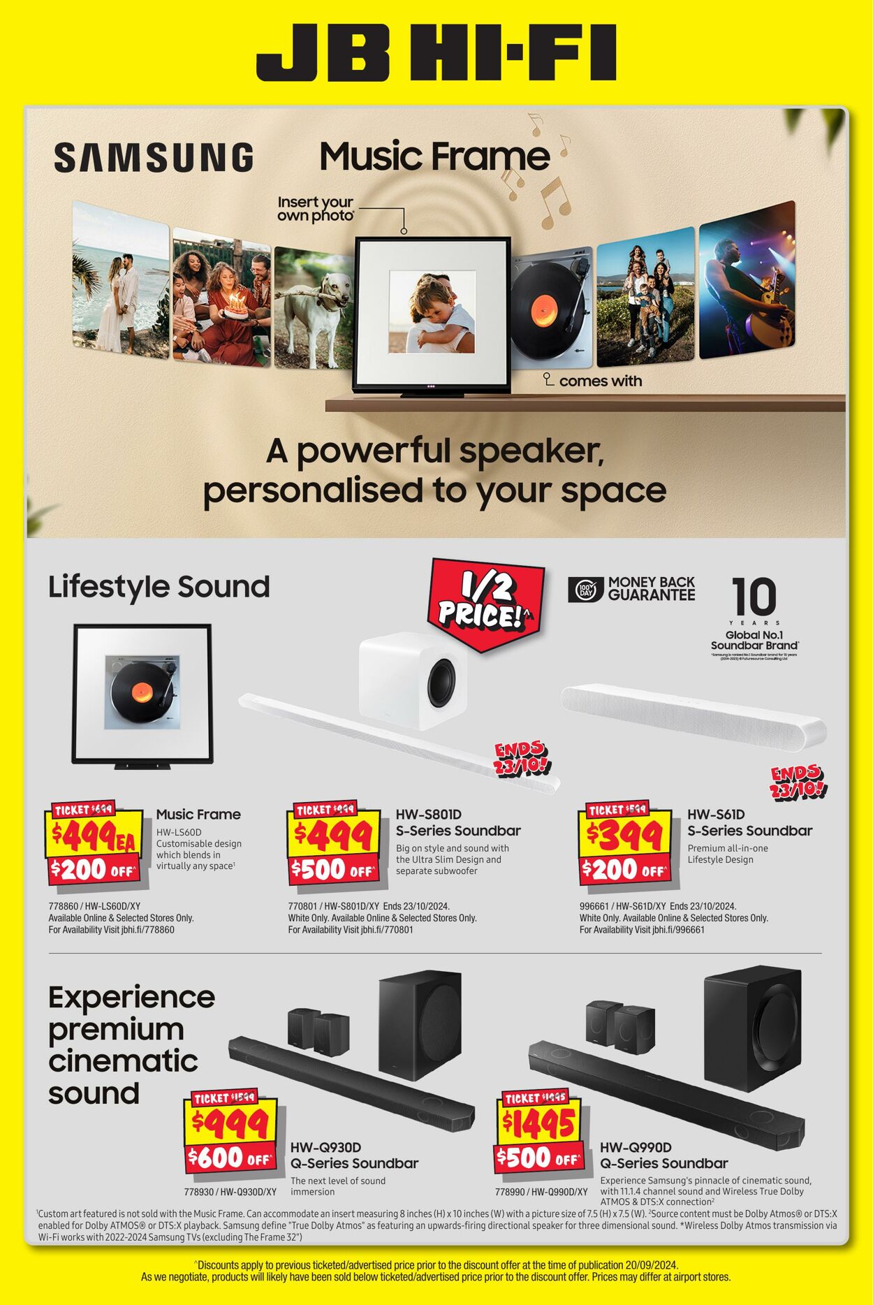 Catalogue JB Hi-Fi 26.09.2024 - 10.10.2024