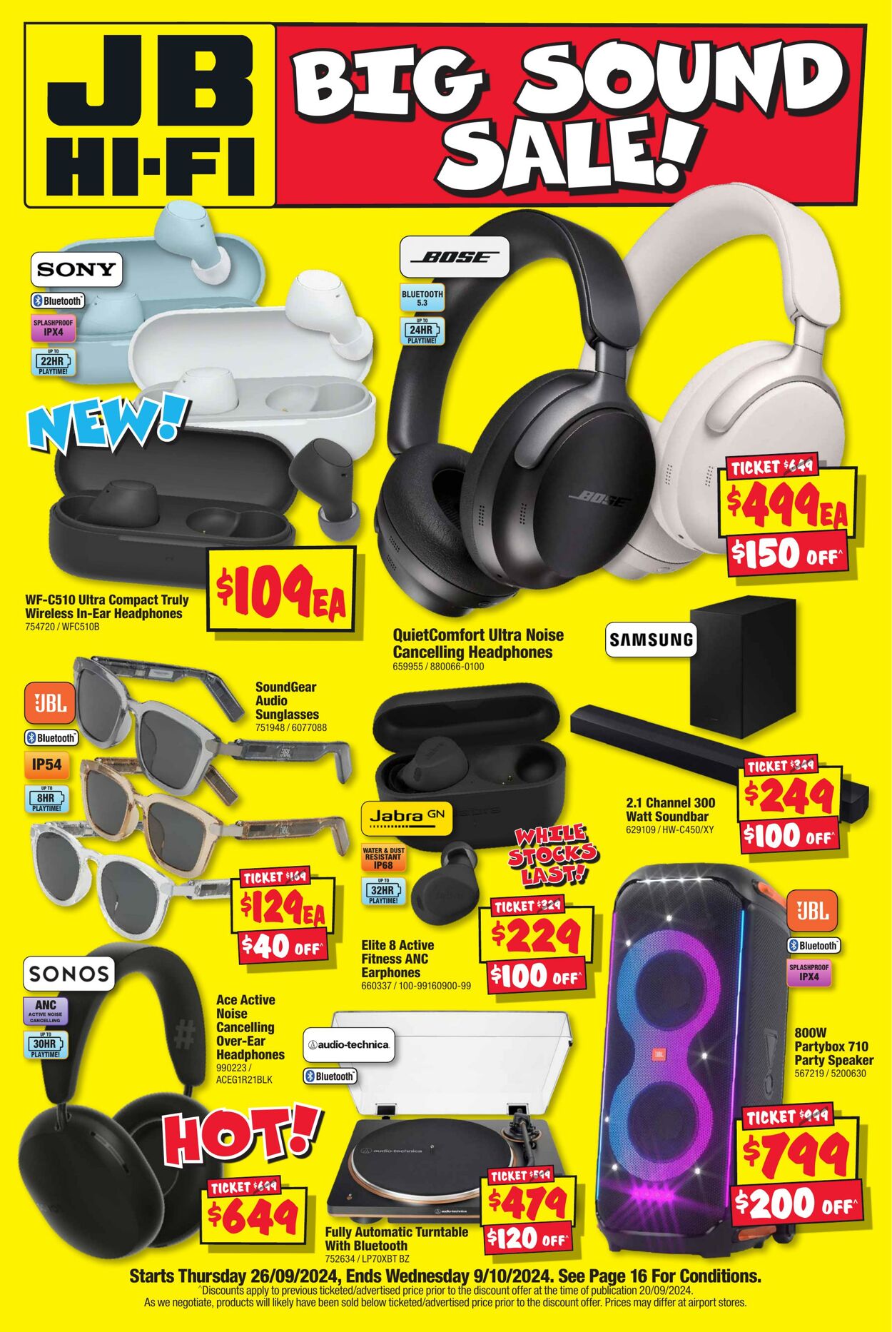 Catalogue JB Hi-Fi 26.09.2024 - 10.10.2024