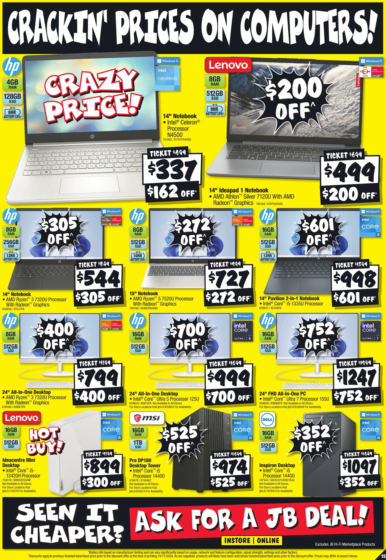 Catalogue JB Hi-Fi 21.11.2024 - 08.12.2024