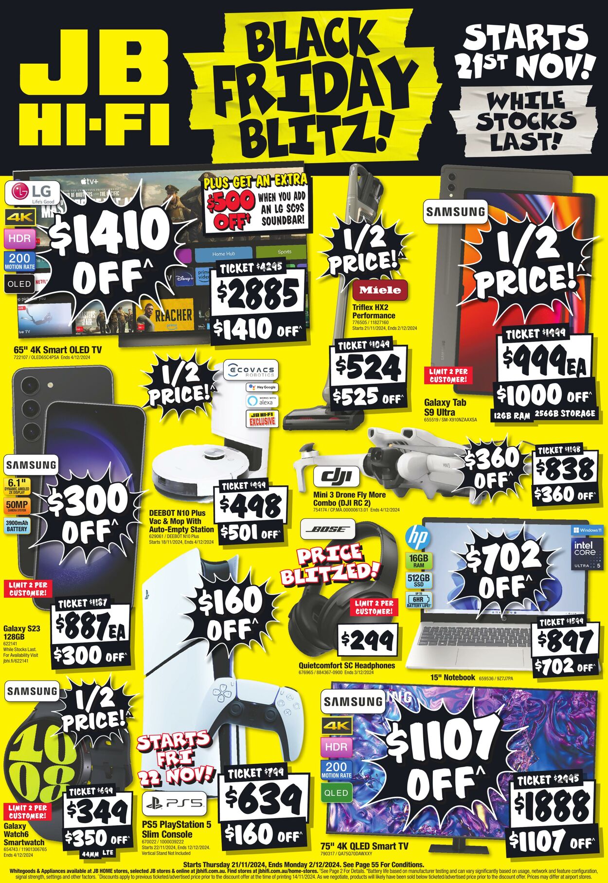 Catalogue JB Hi-Fi 21.11.2024 - 08.12.2024