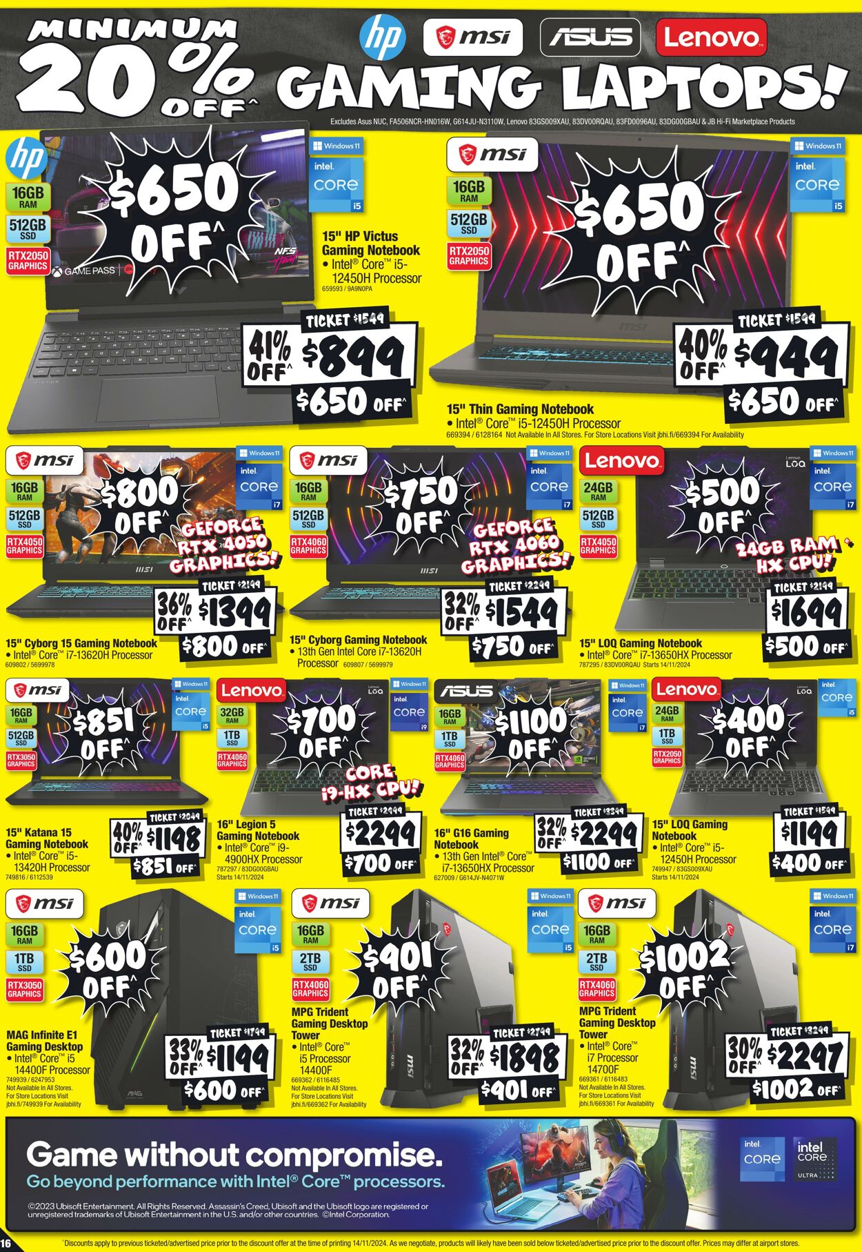 Catalogue JB Hi-Fi 21.11.2024 - 08.12.2024