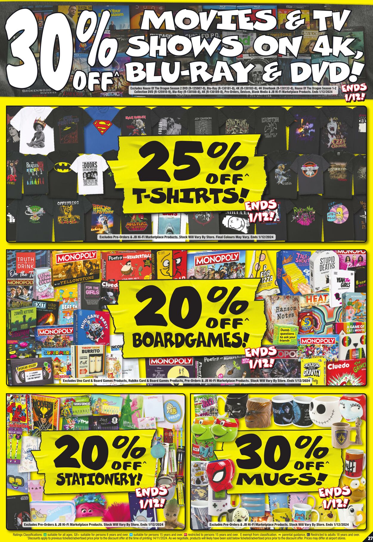 Catalogue JB Hi-Fi 21.11.2024 - 08.12.2024