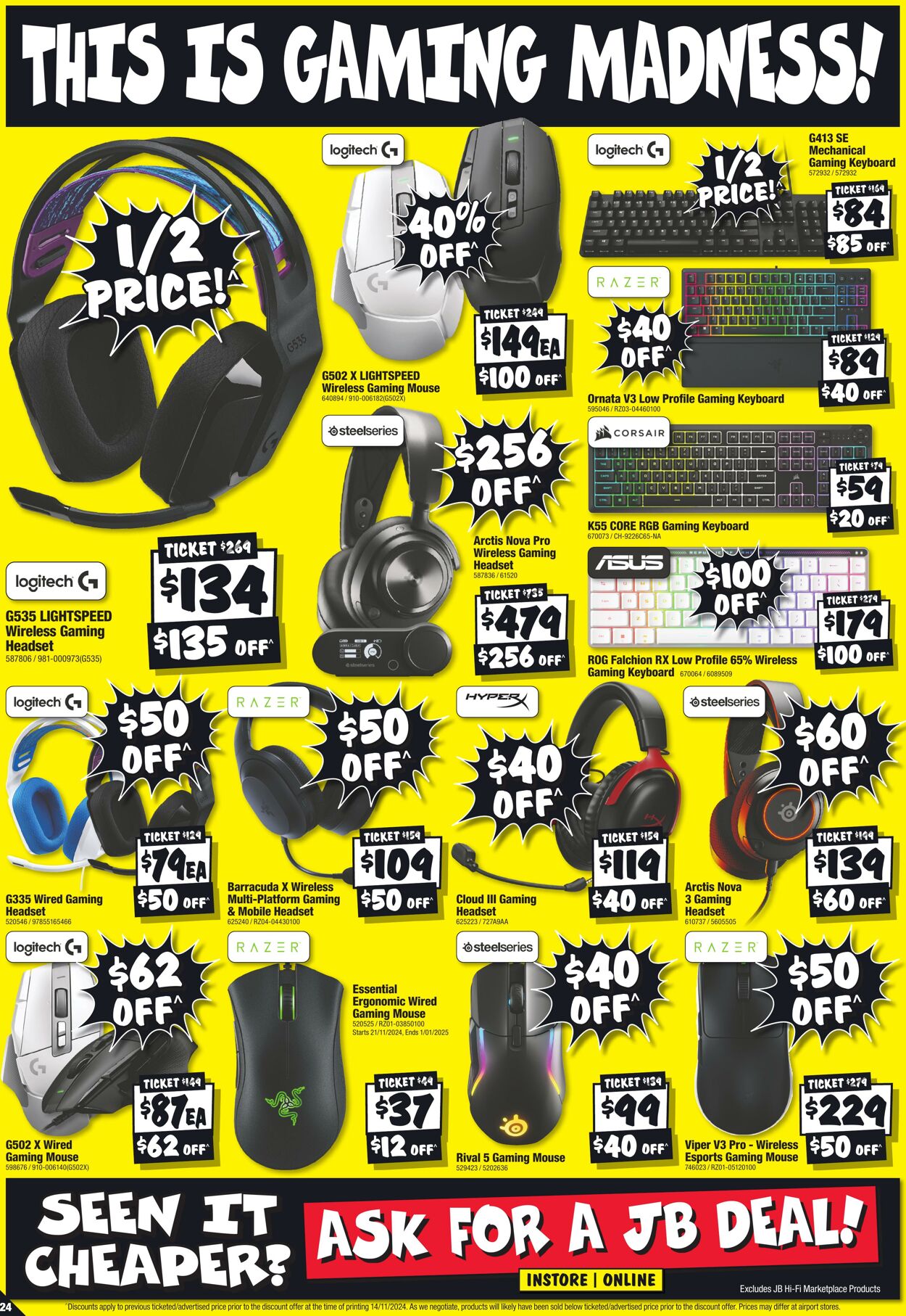 Catalogue JB Hi-Fi 21.11.2024 - 08.12.2024