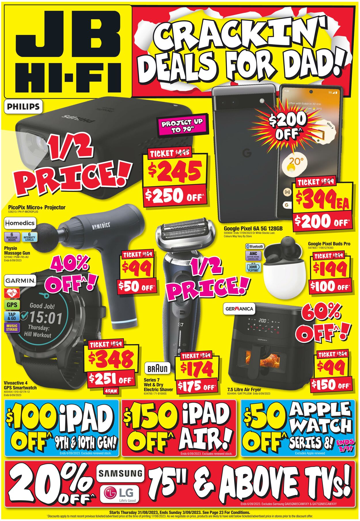 Catalogue JB Hi-Fi 31.08.2023 - 03.09.2023
