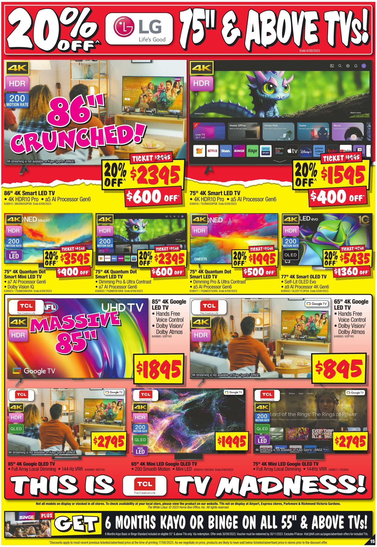 Catalogue JB Hi-Fi 31.08.2023 - 03.09.2023