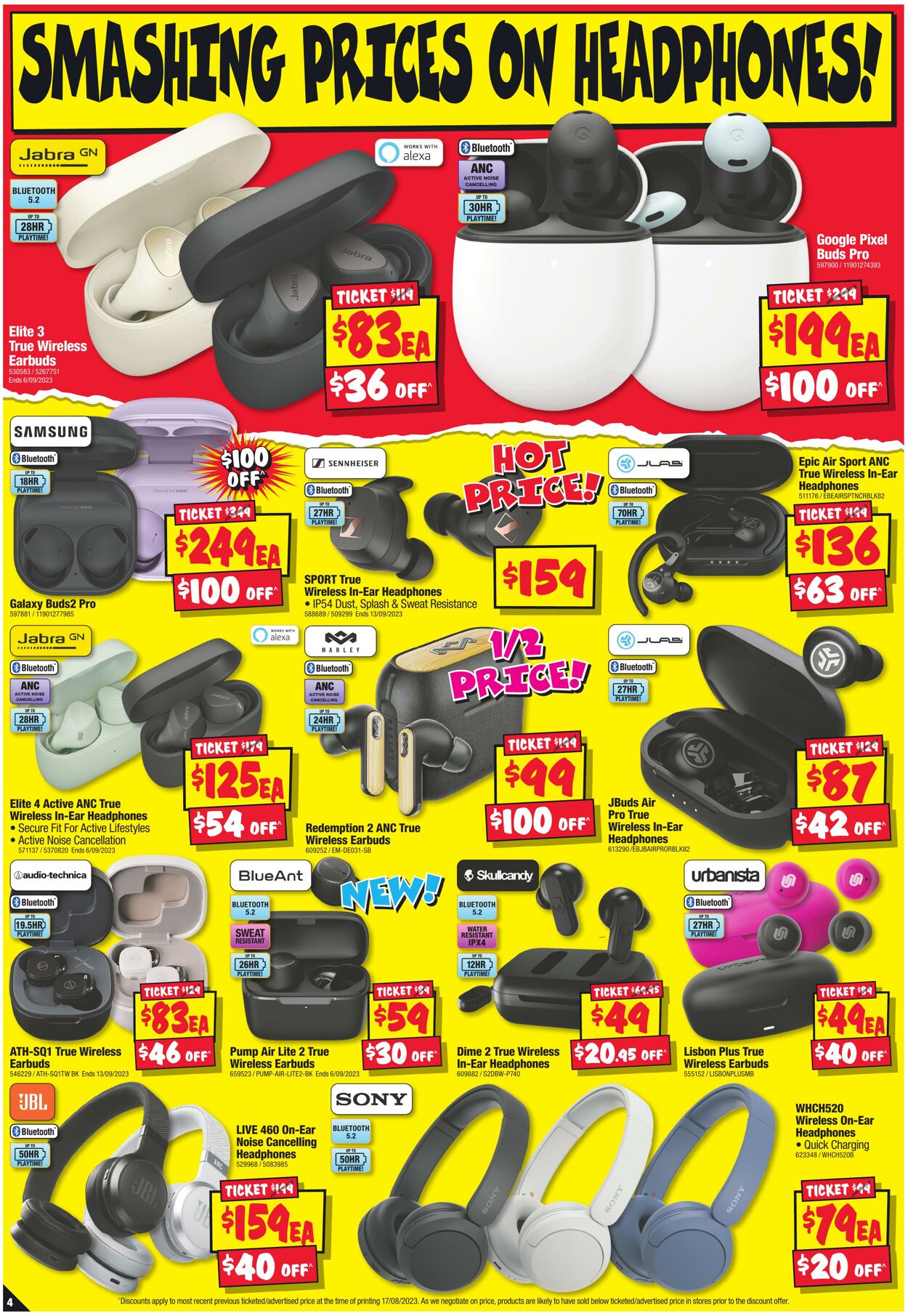 Catalogue JB Hi-Fi 31.08.2023 - 03.09.2023