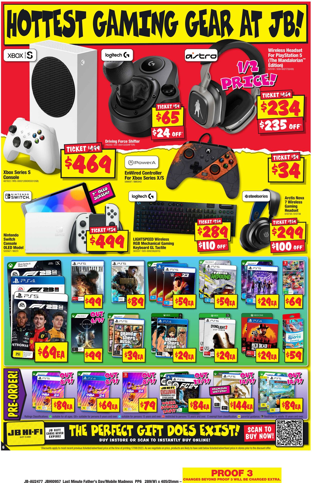 Catalogue JB Hi-Fi 31.08.2023 - 03.09.2023