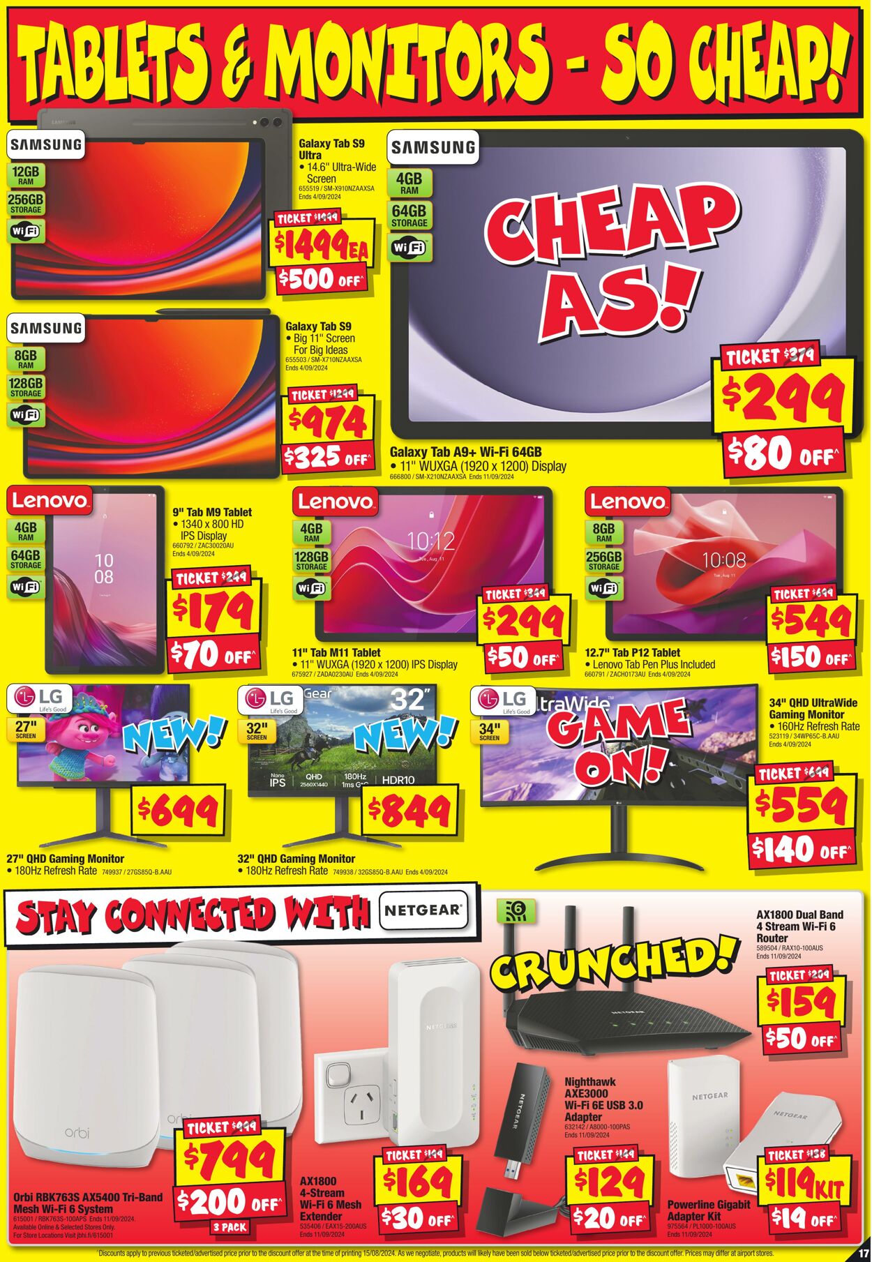 Catalogue JB Hi-Fi 29.08.2024 - 01.09.2024