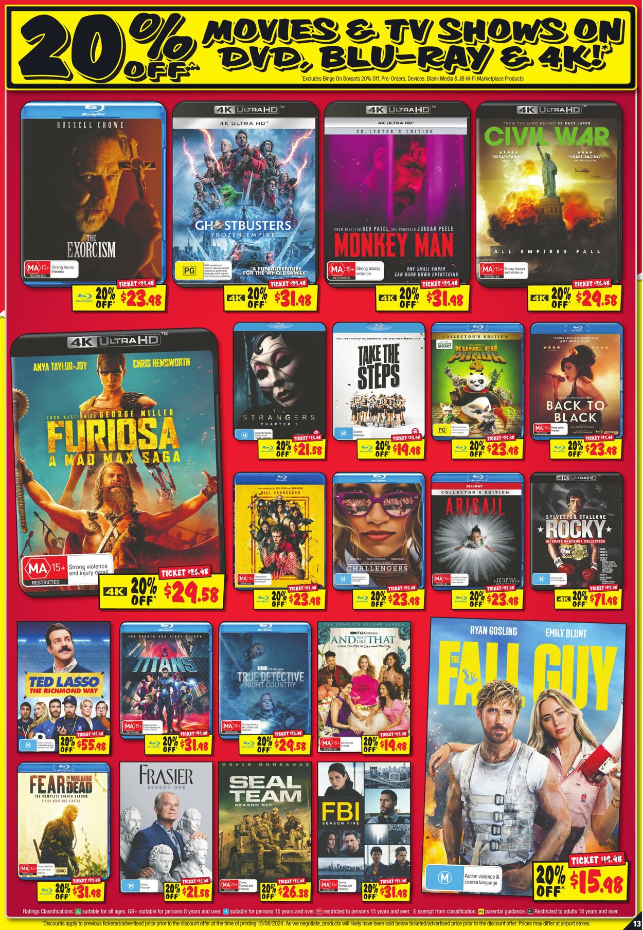 Catalogue JB Hi-Fi 29.08.2024 - 01.09.2024