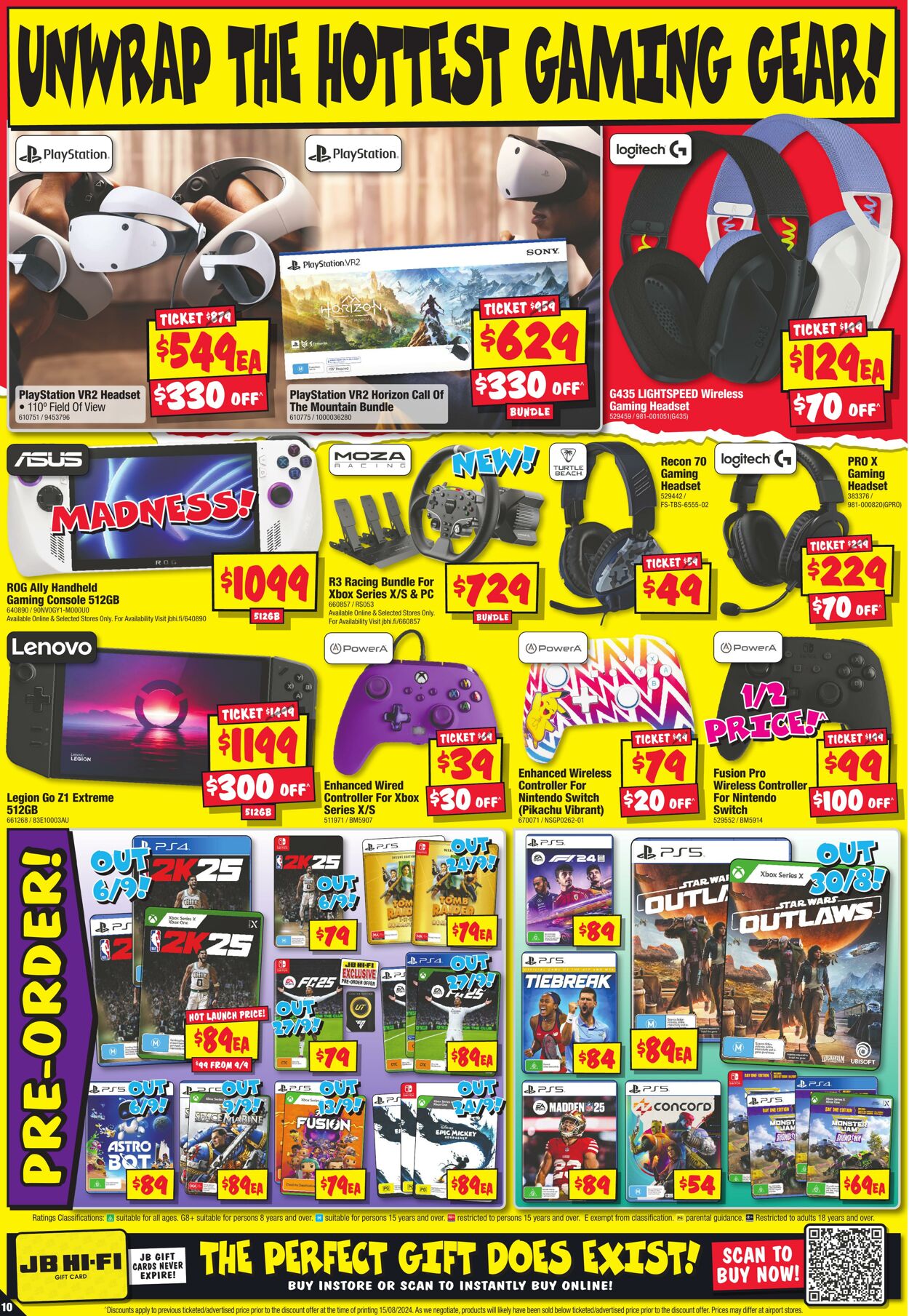 Catalogue JB Hi-Fi 29.08.2024 - 01.09.2024