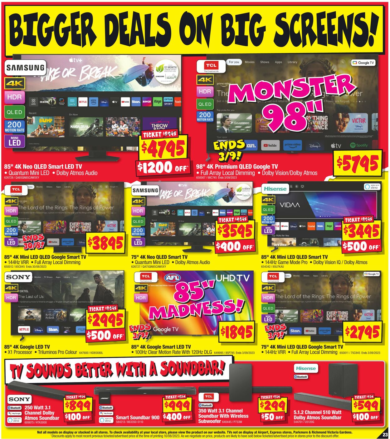 Catalogue JB Hi-Fi 24.08.2023 - 06.09.2023