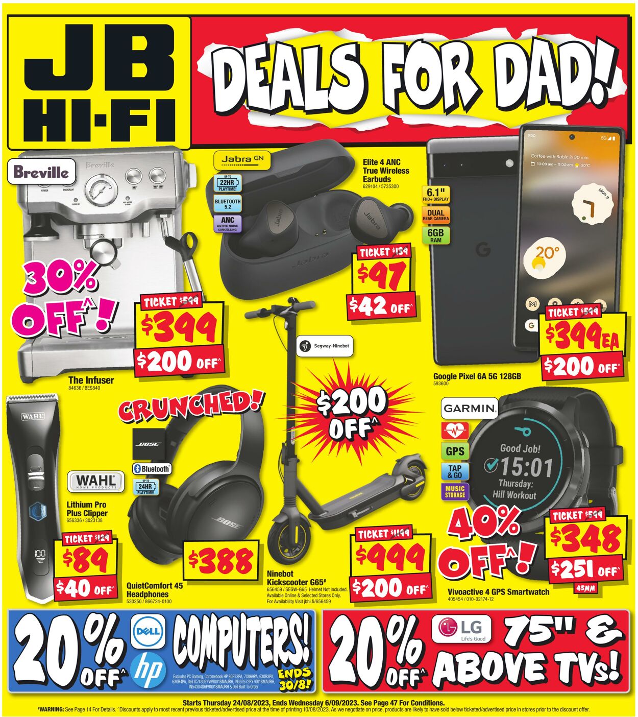 Catalogue JB Hi-Fi 24.08.2023 - 06.09.2023