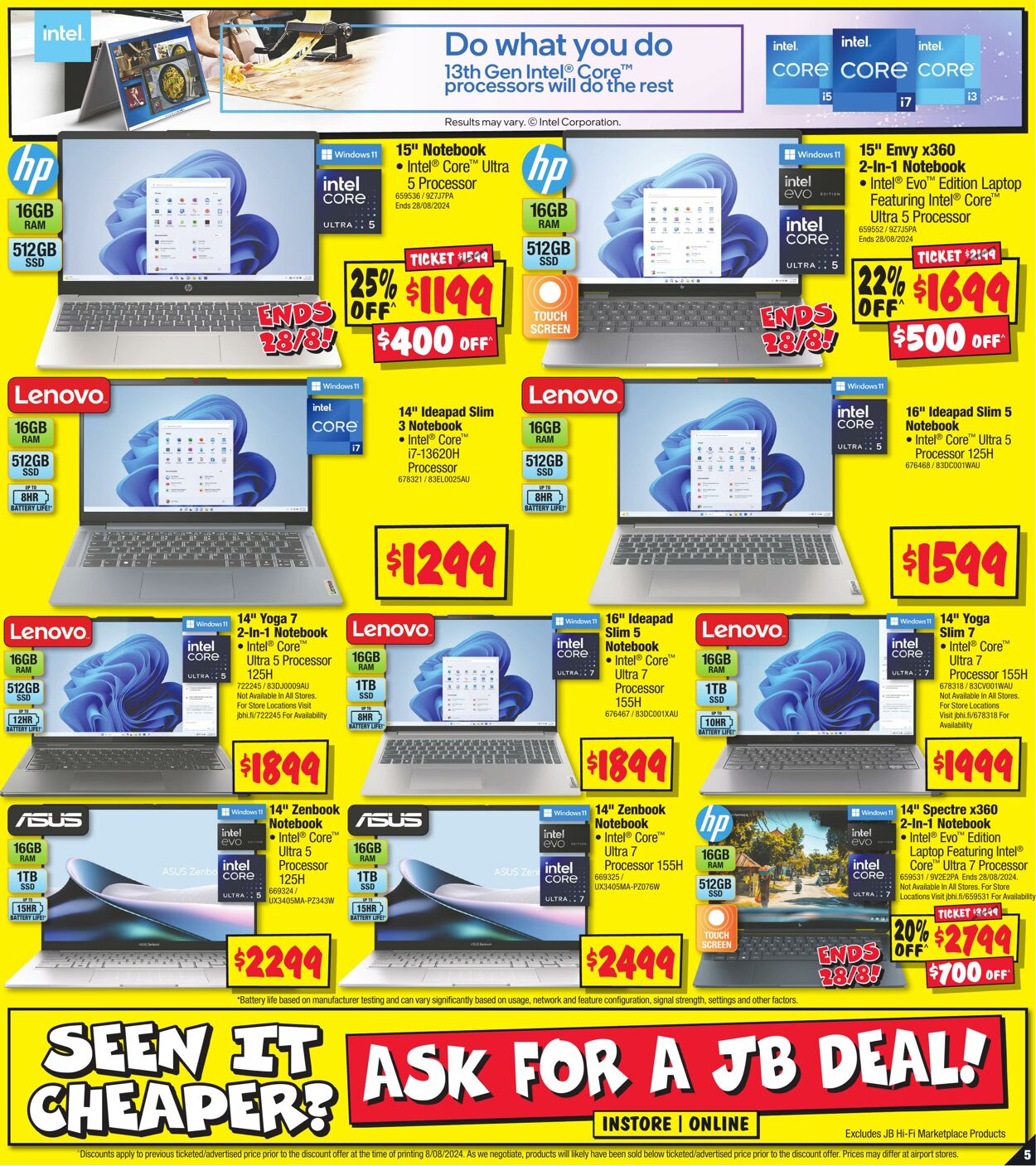 Catalogue JB Hi-Fi 22.08.2024 - 28.08.2024