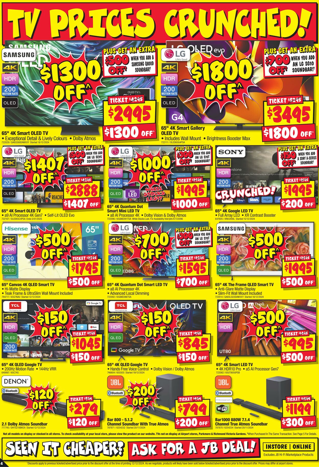 Catalogue JB Hi-Fi 12.12.2024 - 05.01.2025