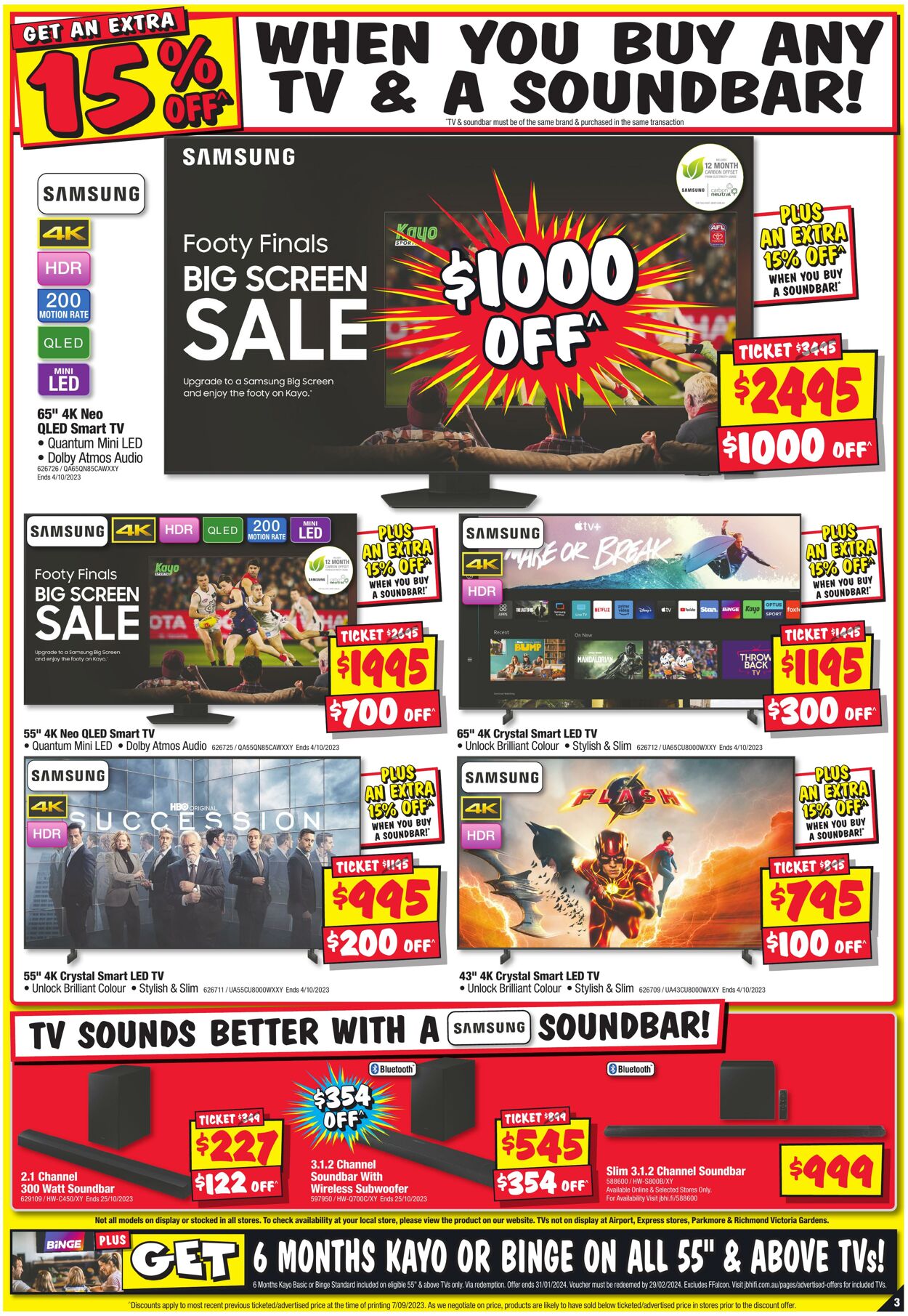Catalogue JB Hi-Fi 21.09.2023 - 27.09.2023