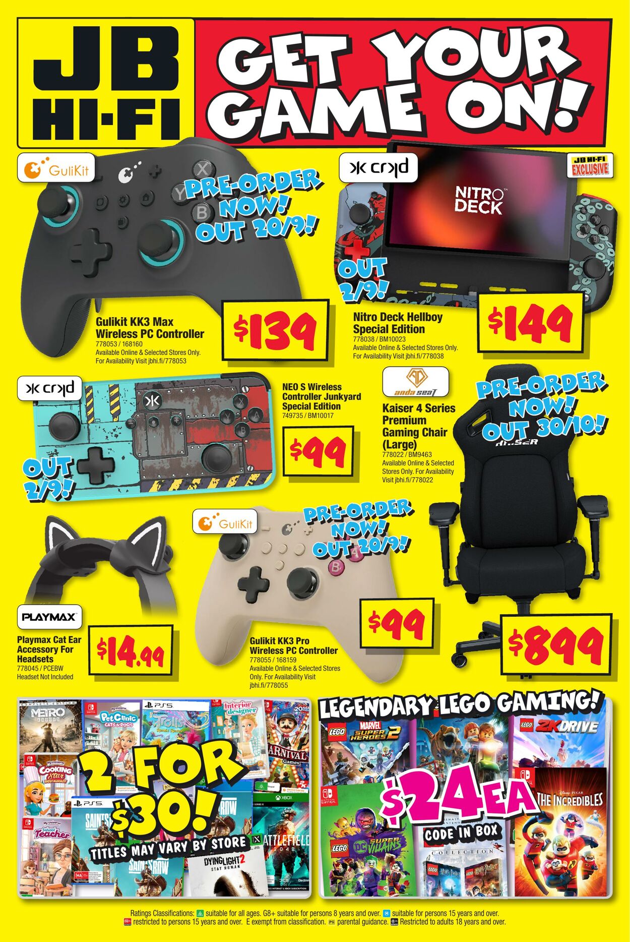 Catalogue JB Hi-Fi 30.08.2024 - 12.09.2024