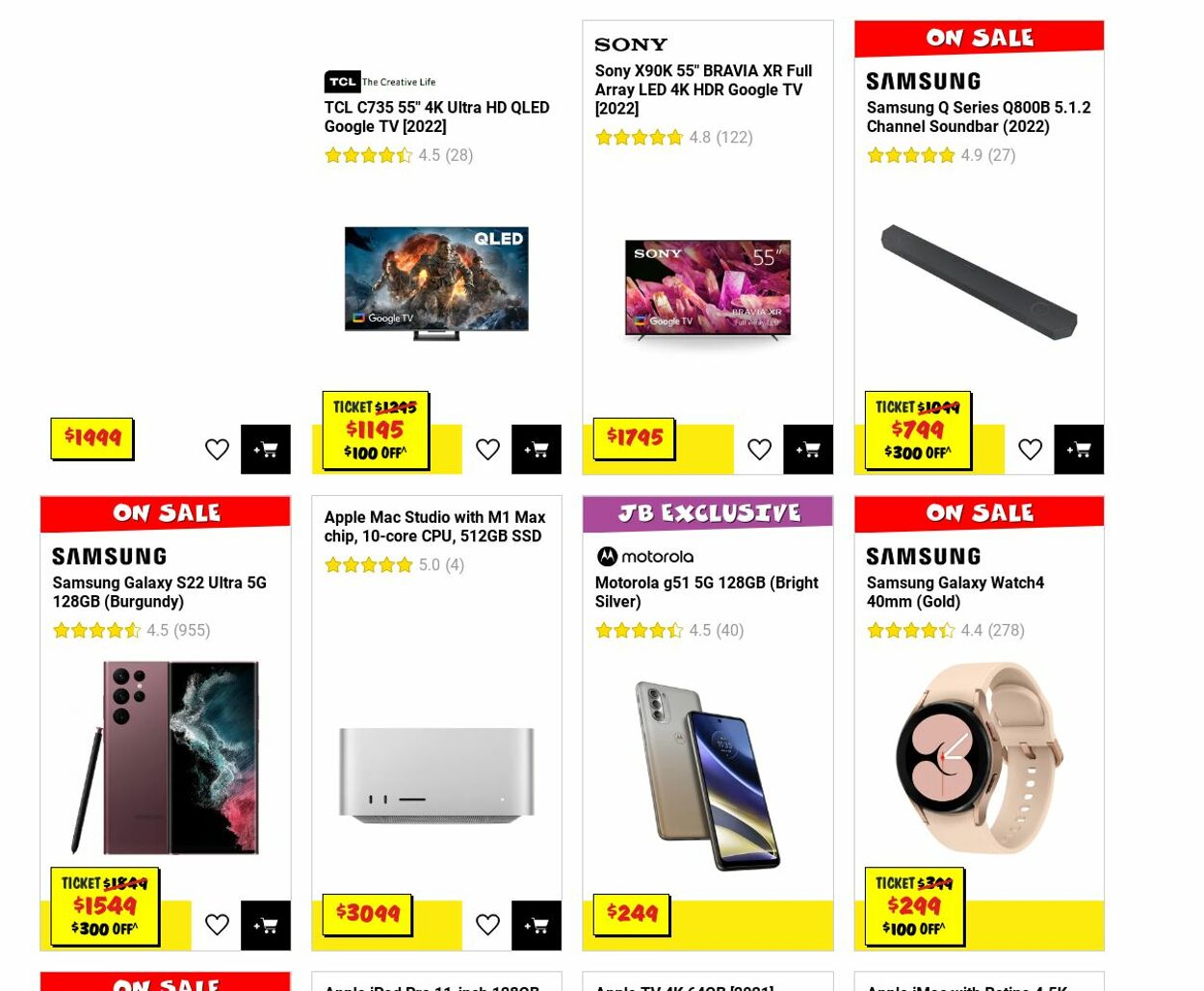 Catalogue JB Hi-Fi 26.09.2022 - 02.10.2022